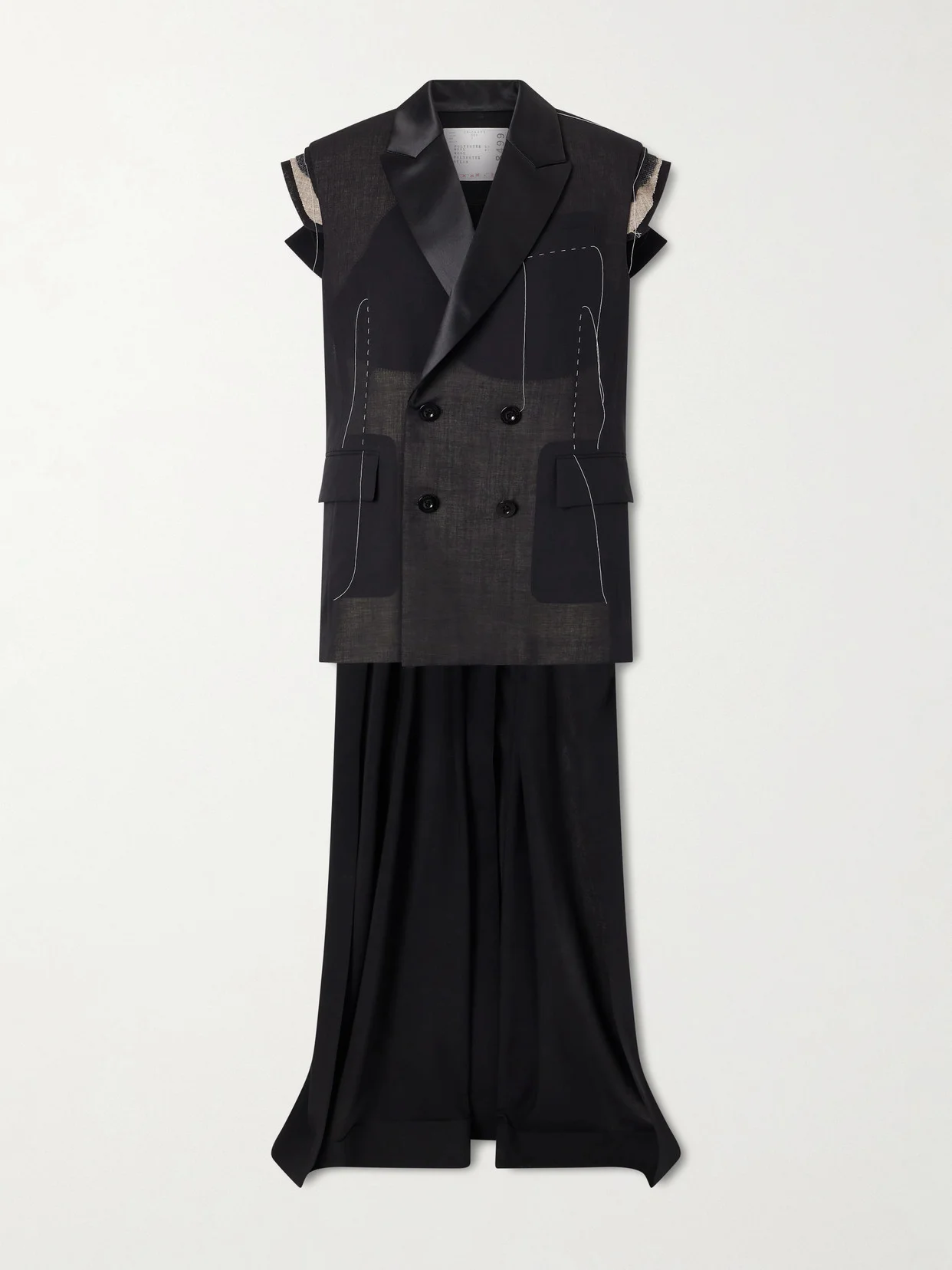 Wool Organza Vest - 1