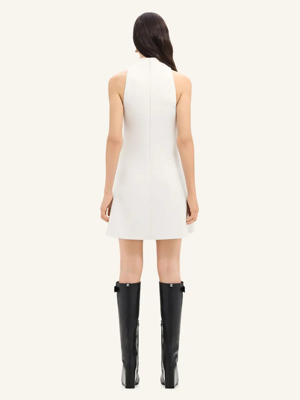 2-Pocket Twill A-Line Dress - 2