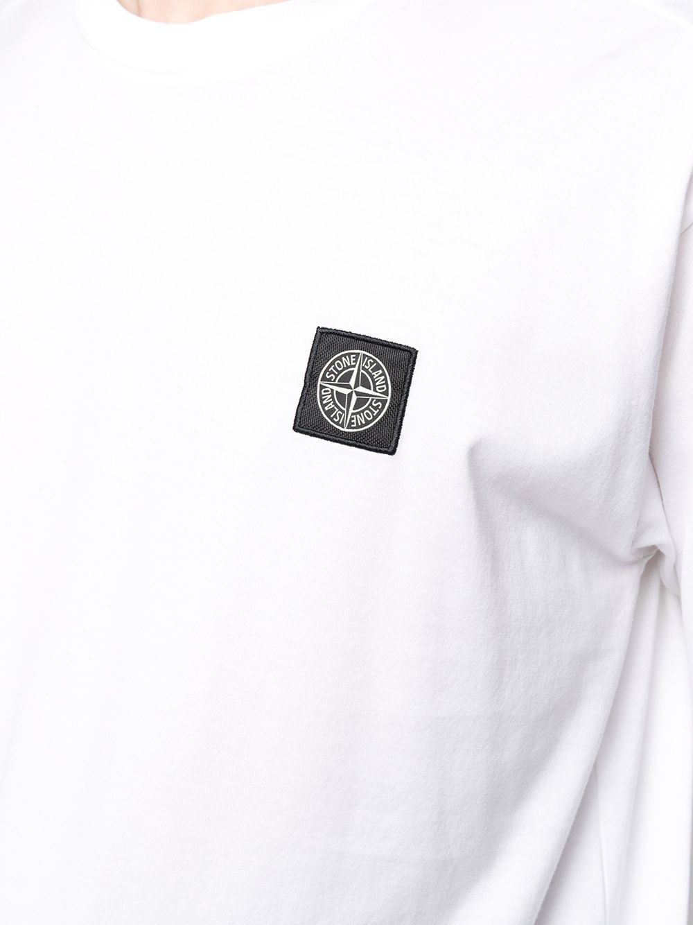 logo-patch cotton t-shirt - 5