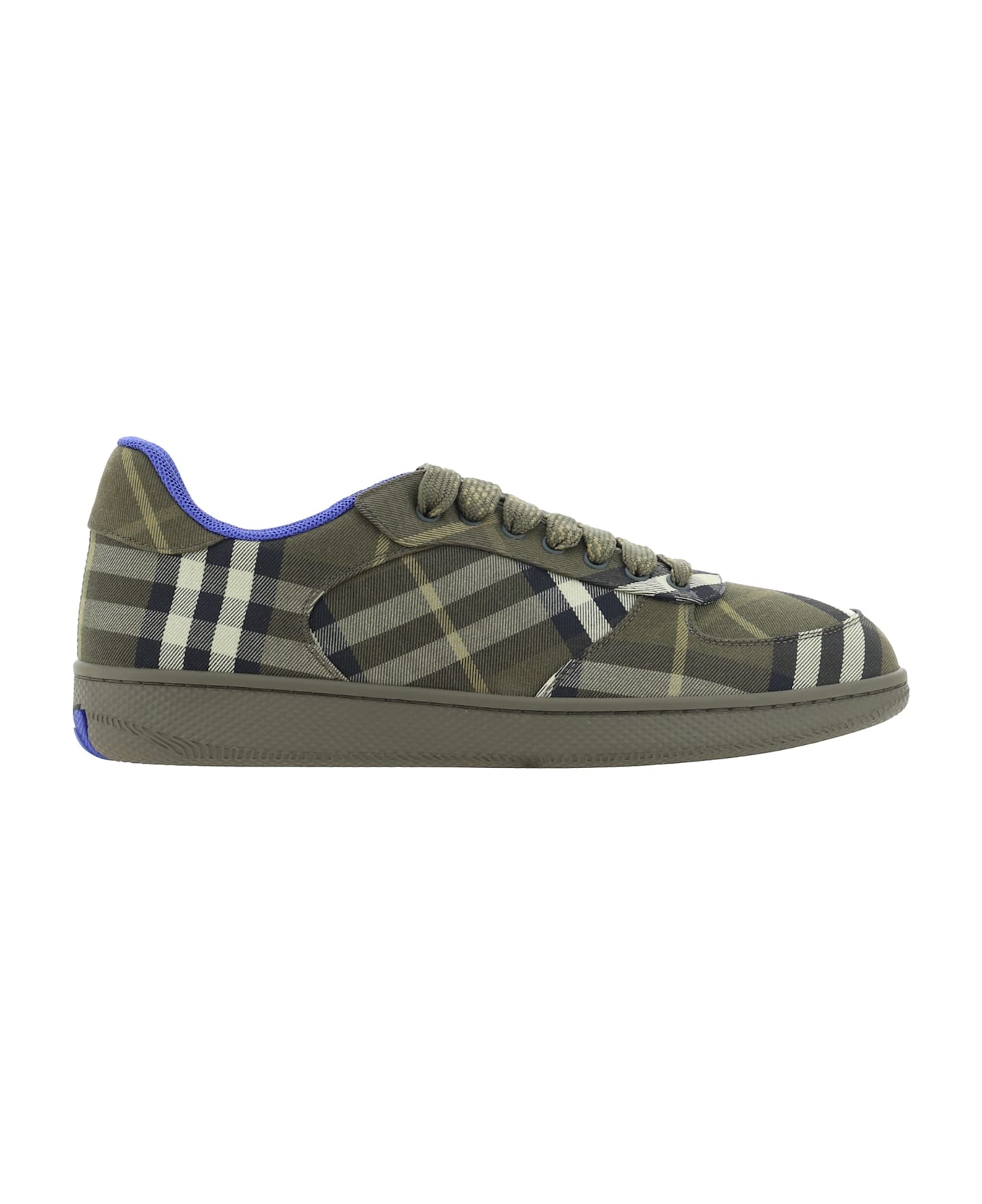 Checked Terrace Lace-up Sneakers - 1