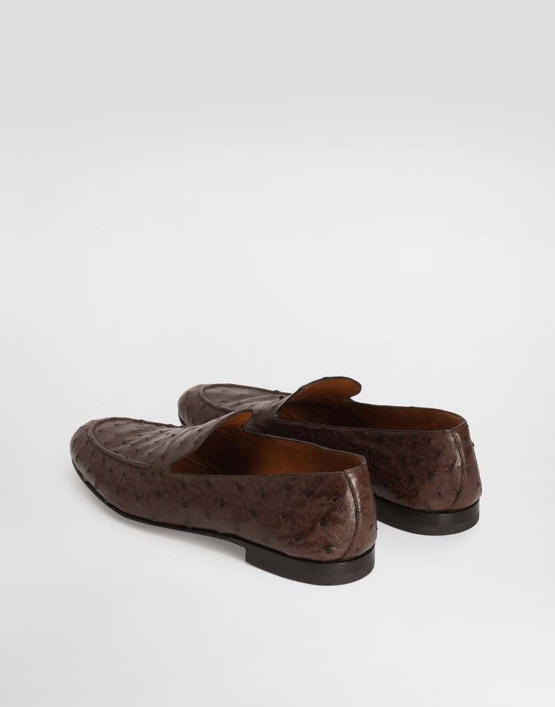 Dolce & Gabbana Ostrich leather slippers outlook