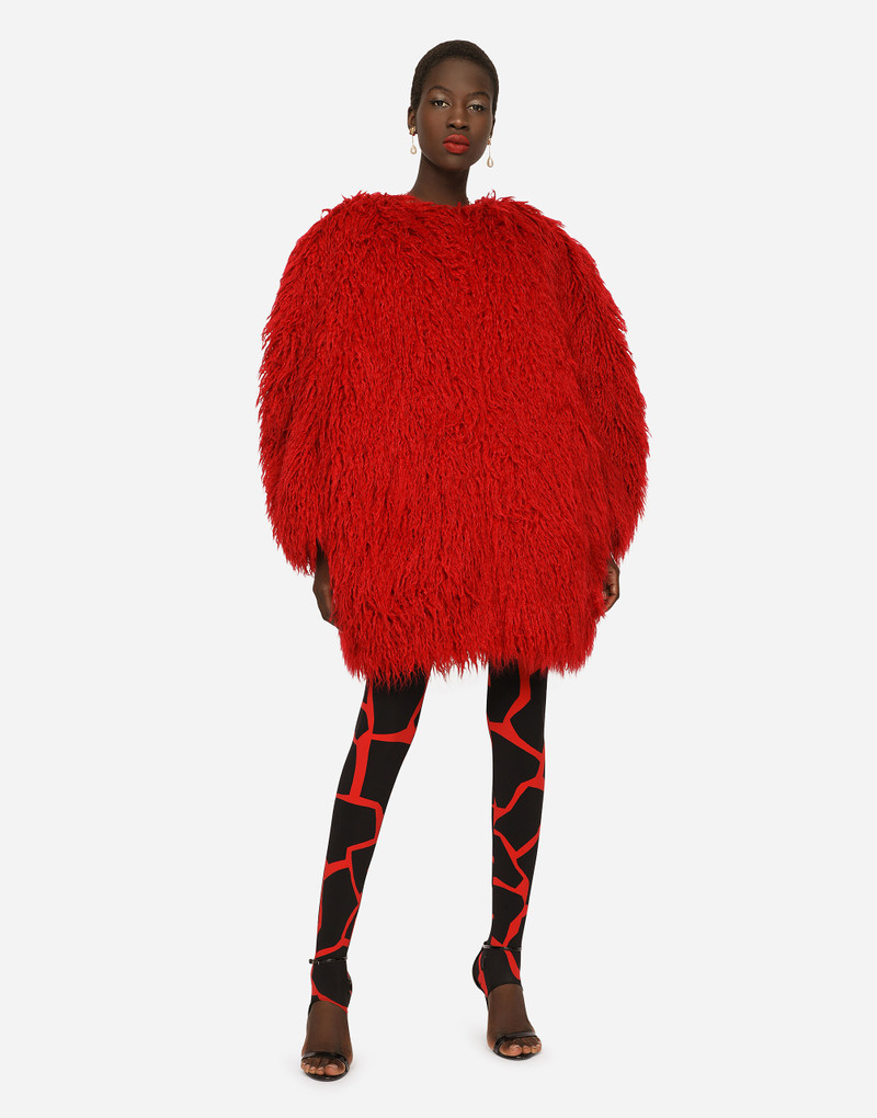 Faux fur coat 4
