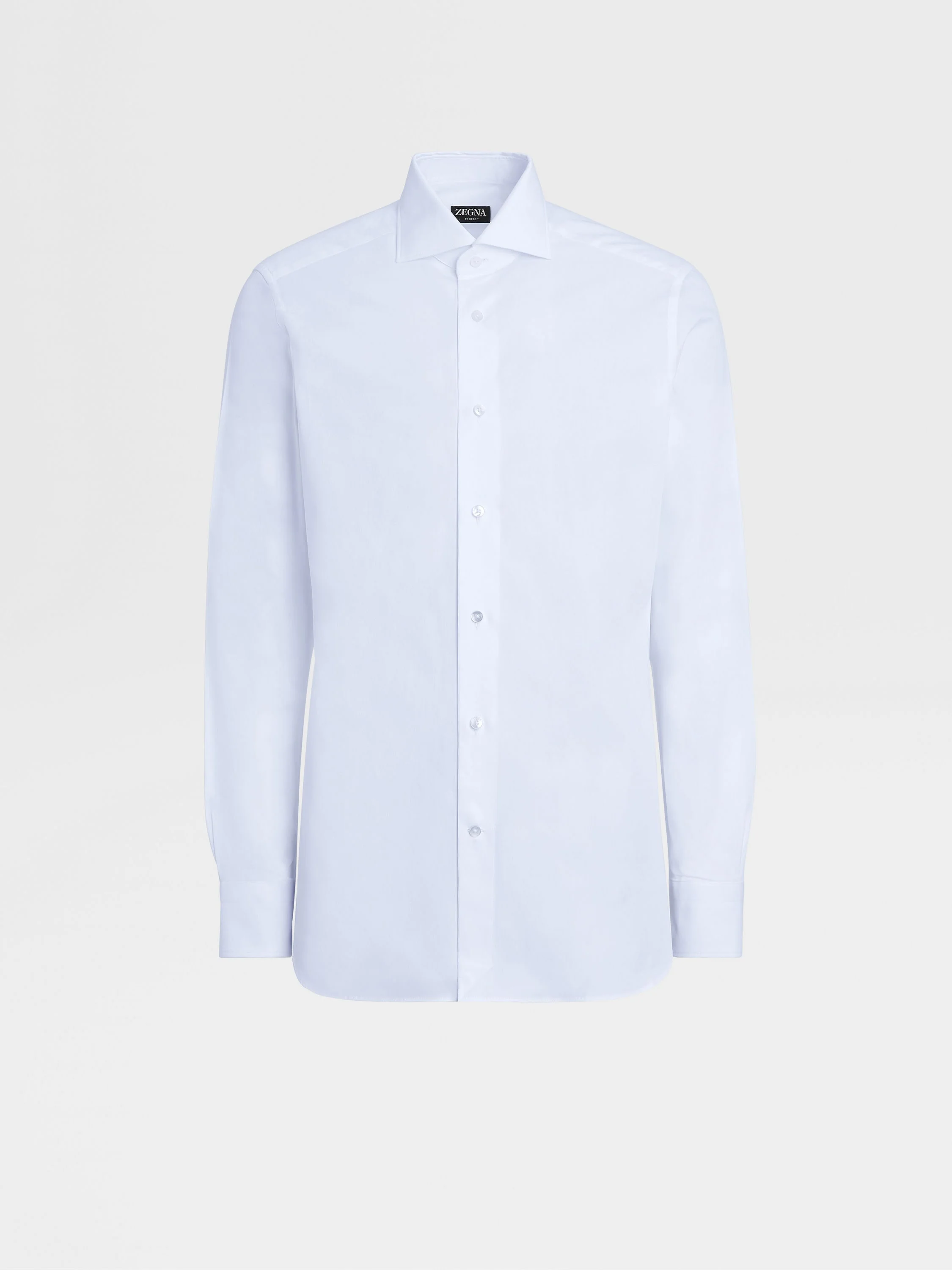 WHITE TROFEO™ COTTON SHIRT - 1