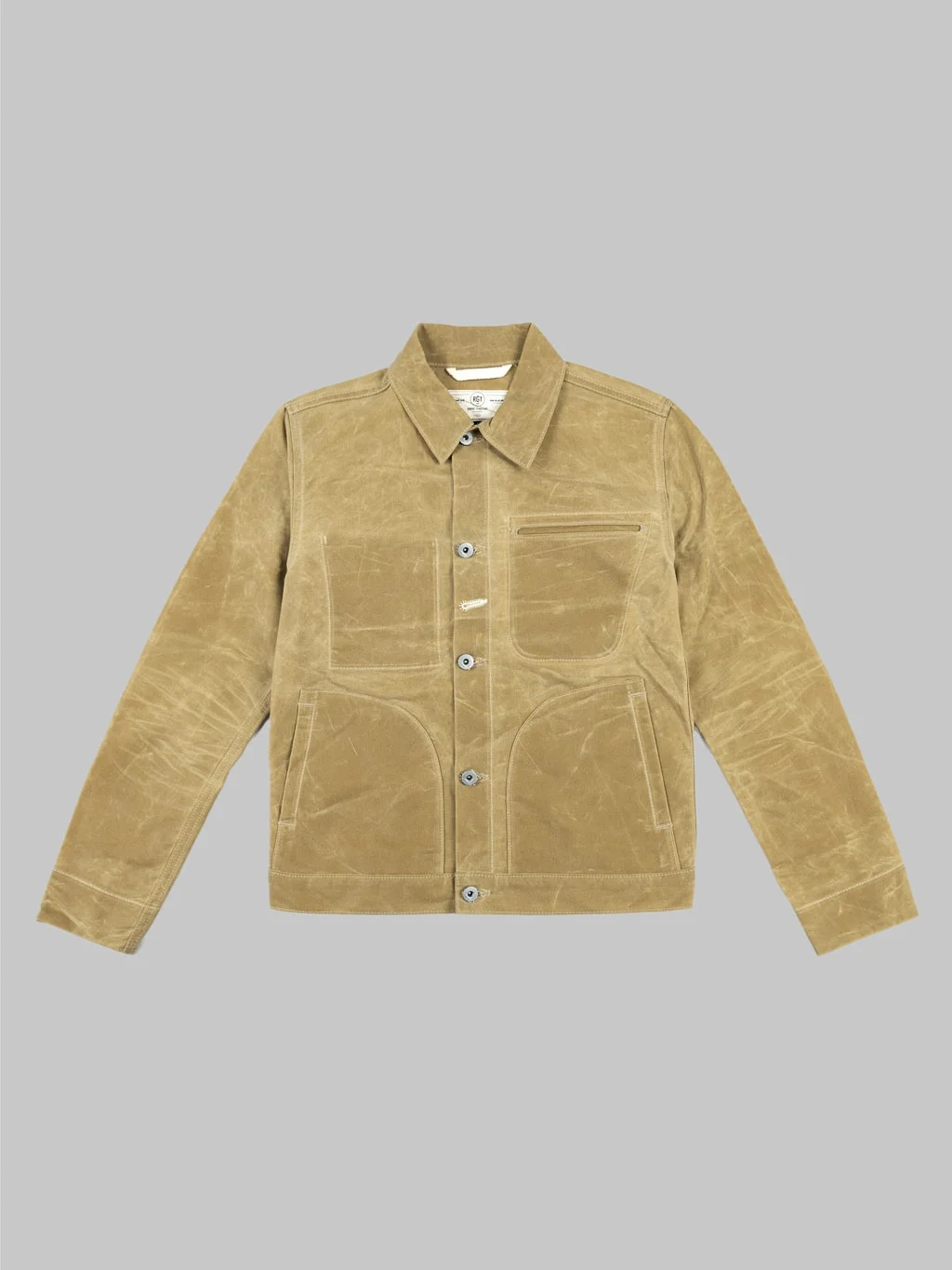 Rogue Territory Waxed Canvas Supply Jacket Tan Ridgeline - 1