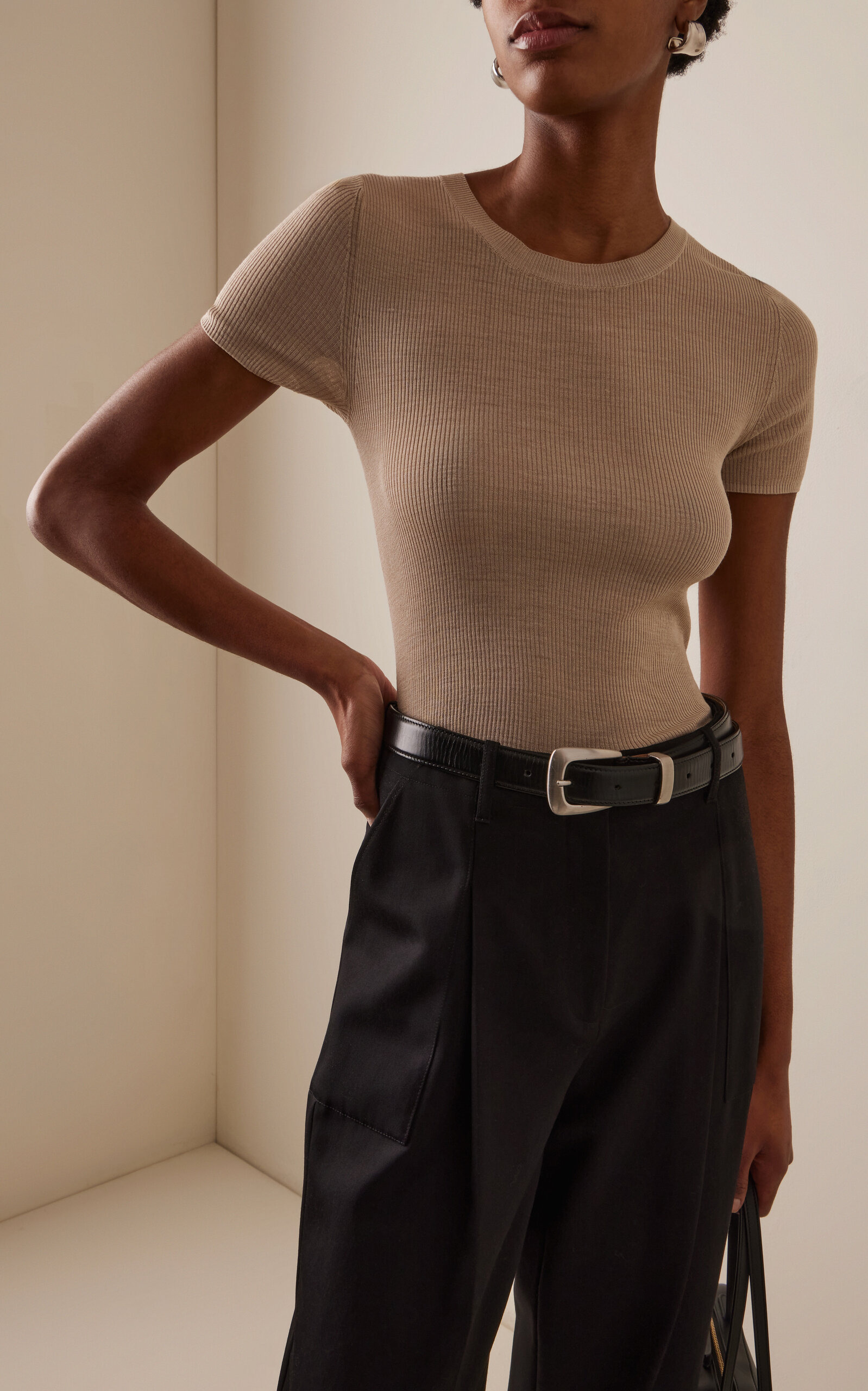 Hettie Silk Sweater ivory - 2
