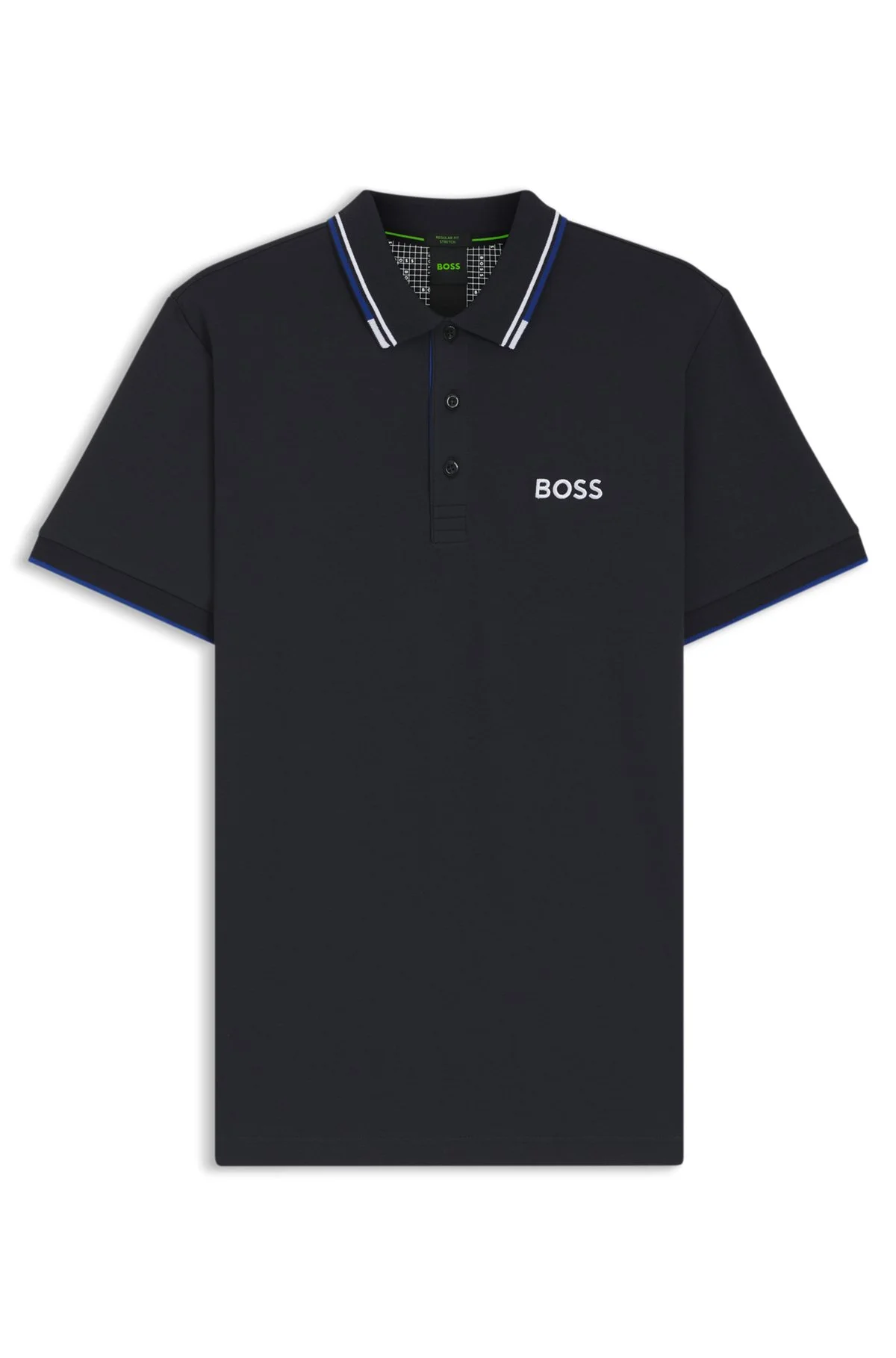 POLO SHIRT WITH CONTRAST LOGOS - 1