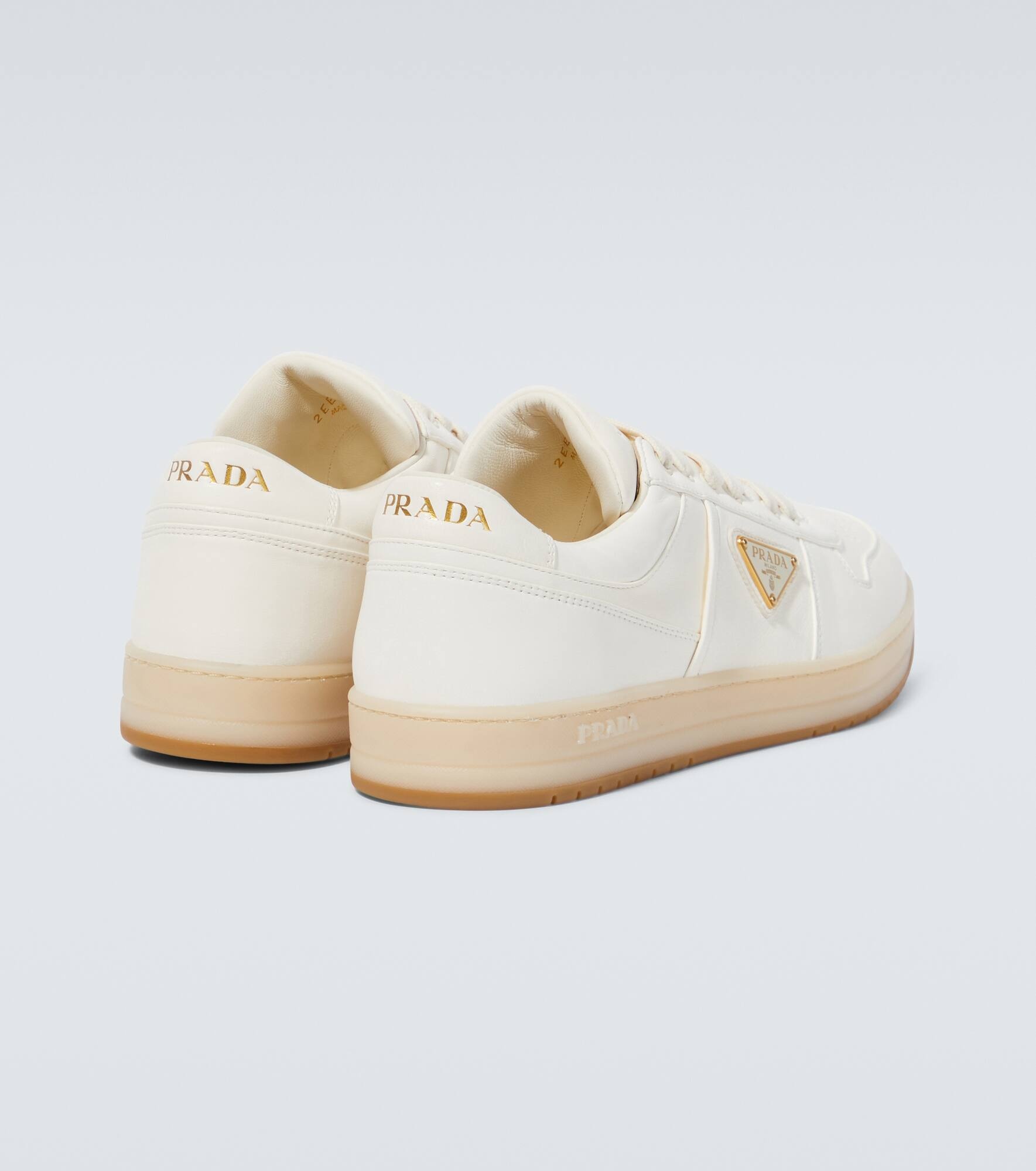 Downtown logo leather sneakers - 6