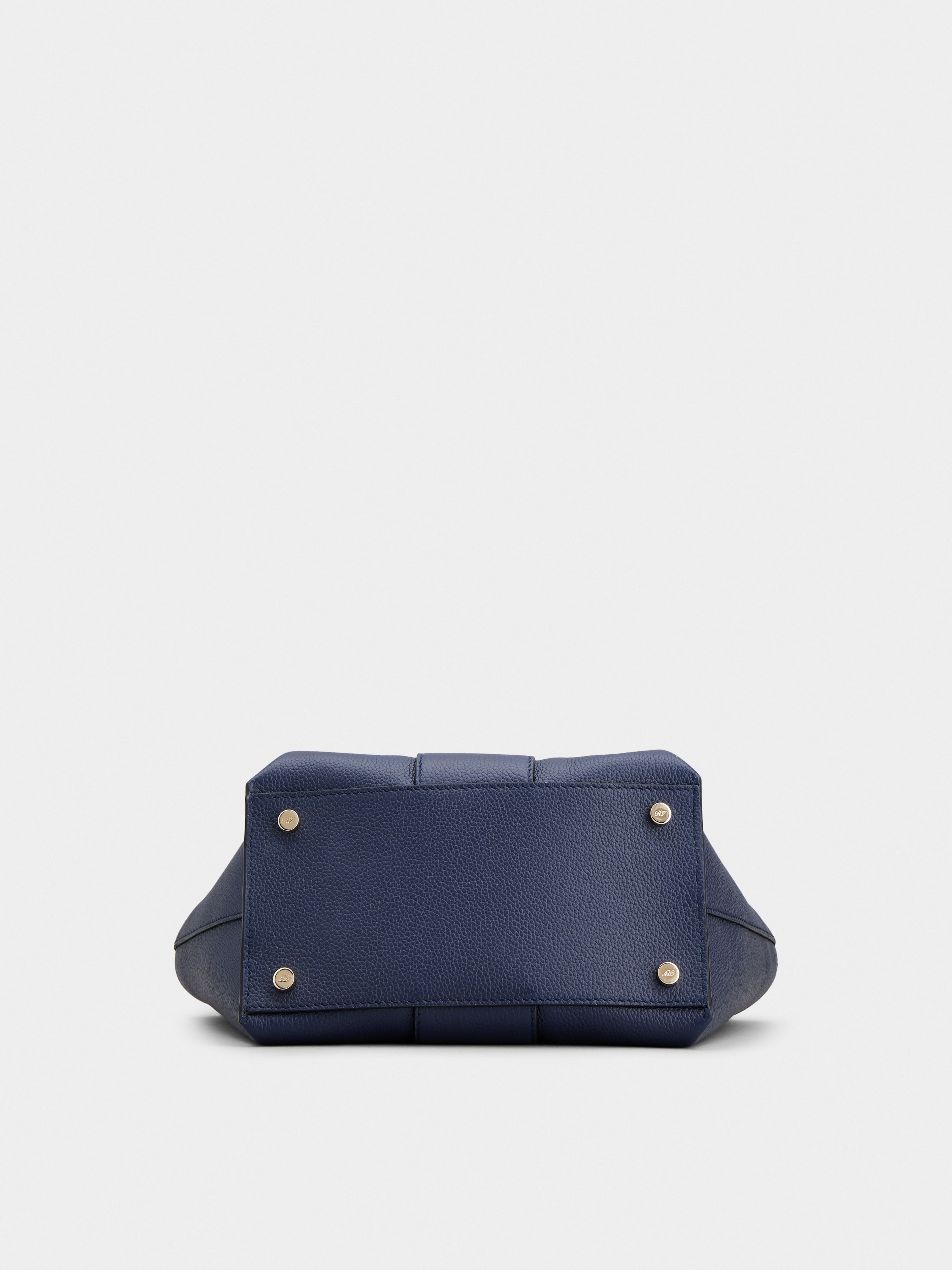 Viv' Choc Mini Shopping Bag in Leather - 5