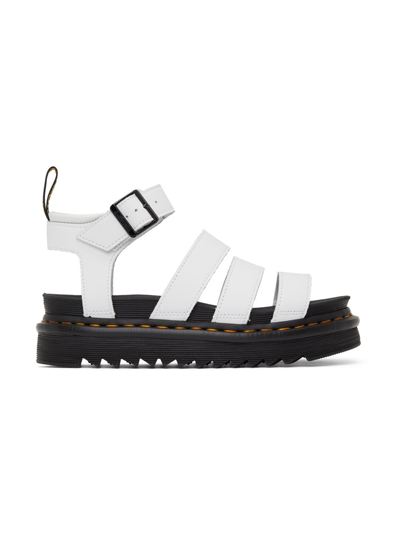 White Blaire Gladiator Sandals - 1