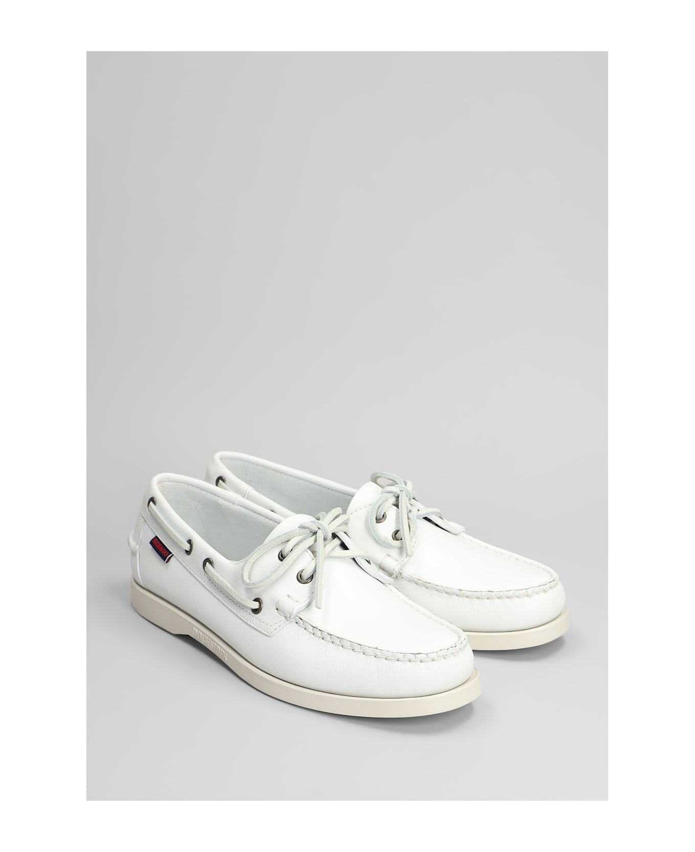 Portland Loafers In White Leather - 2