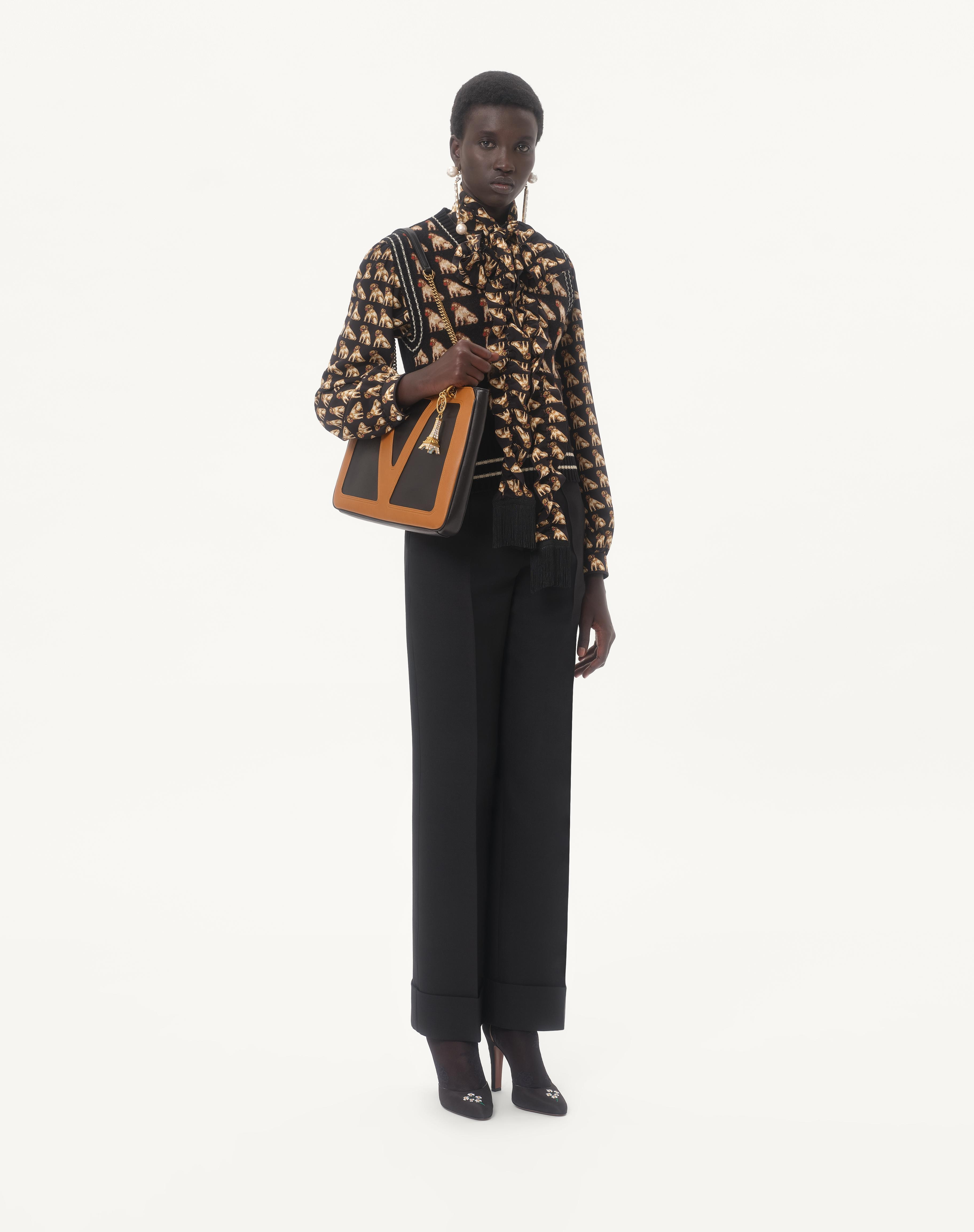 CREPE DE CHINE SHIRT WITH PETIT CHARLES PRINT - 2