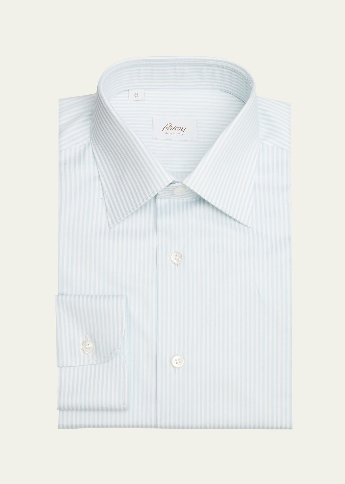 Men's Cotton Bengal Stripe Dress Shirt - 1