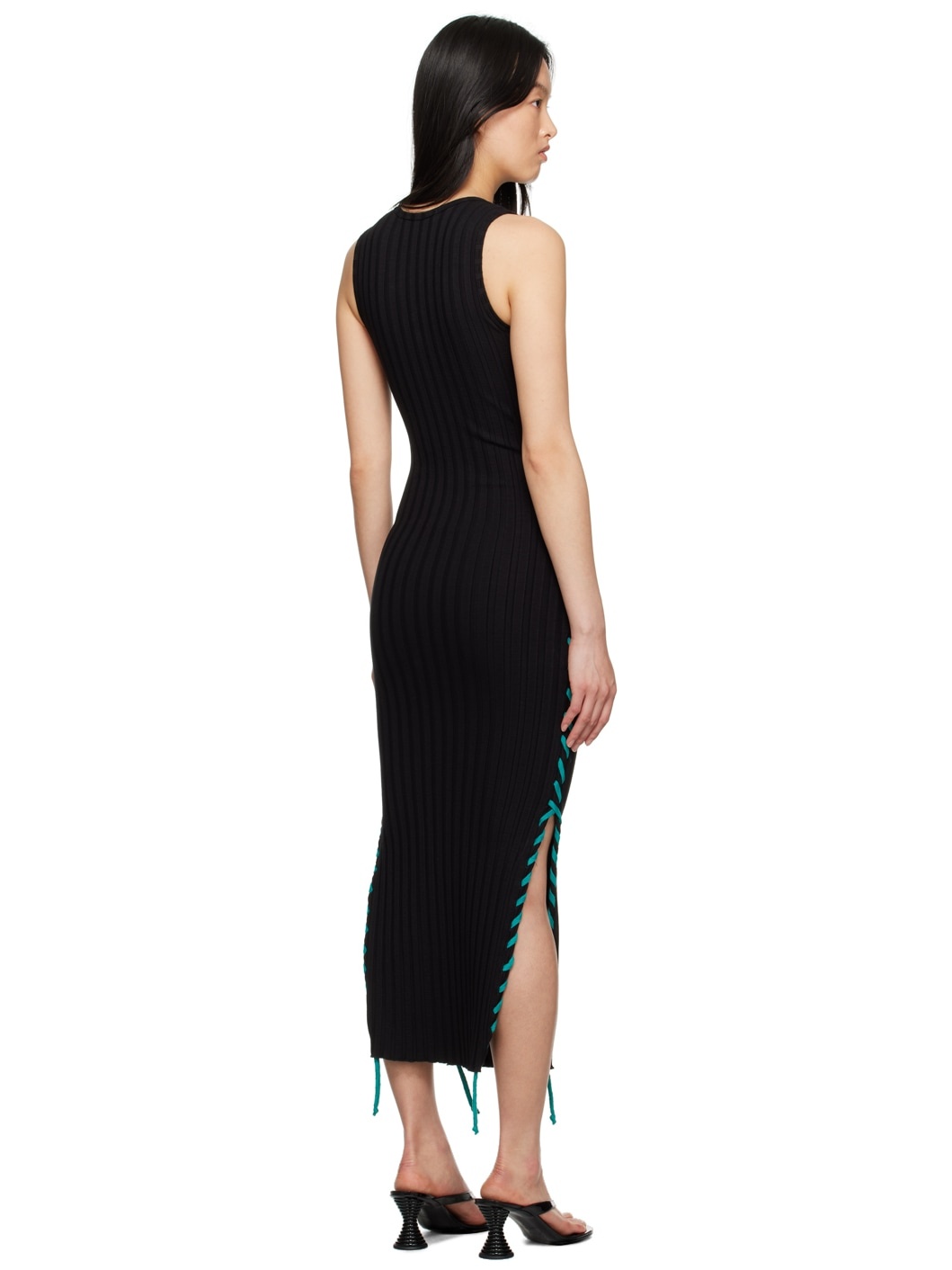 Black Blix Midi Dress - 3