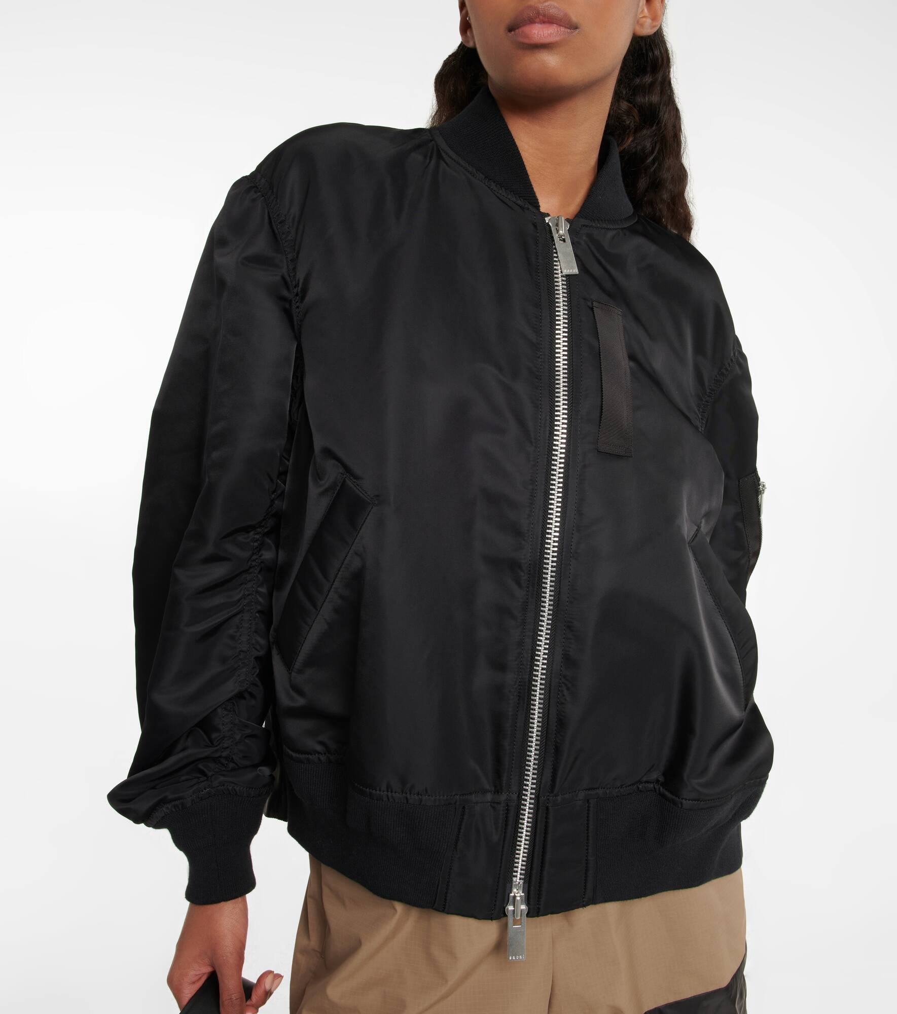 Nylon bomber jacket - 4