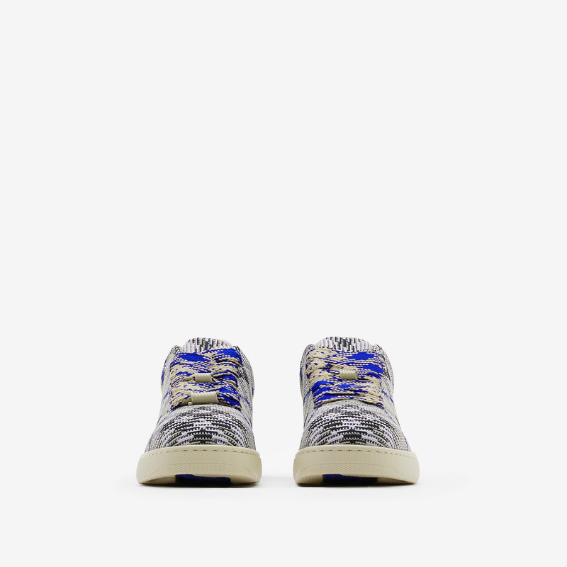 Check Knit Box Sneakers 3