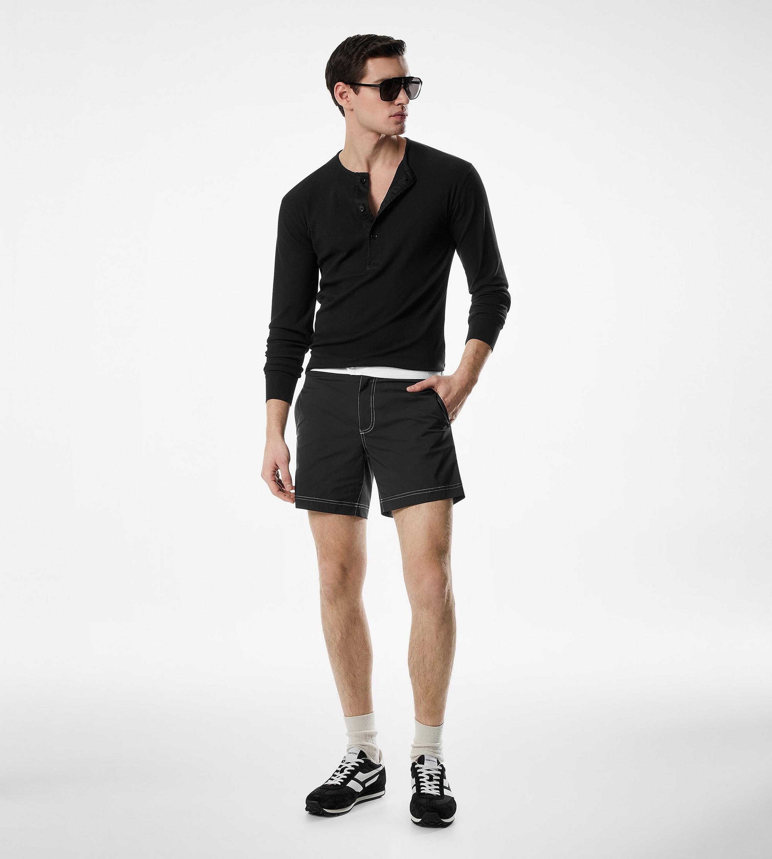 NYLON CONTRAST SWIM SHORT - 2