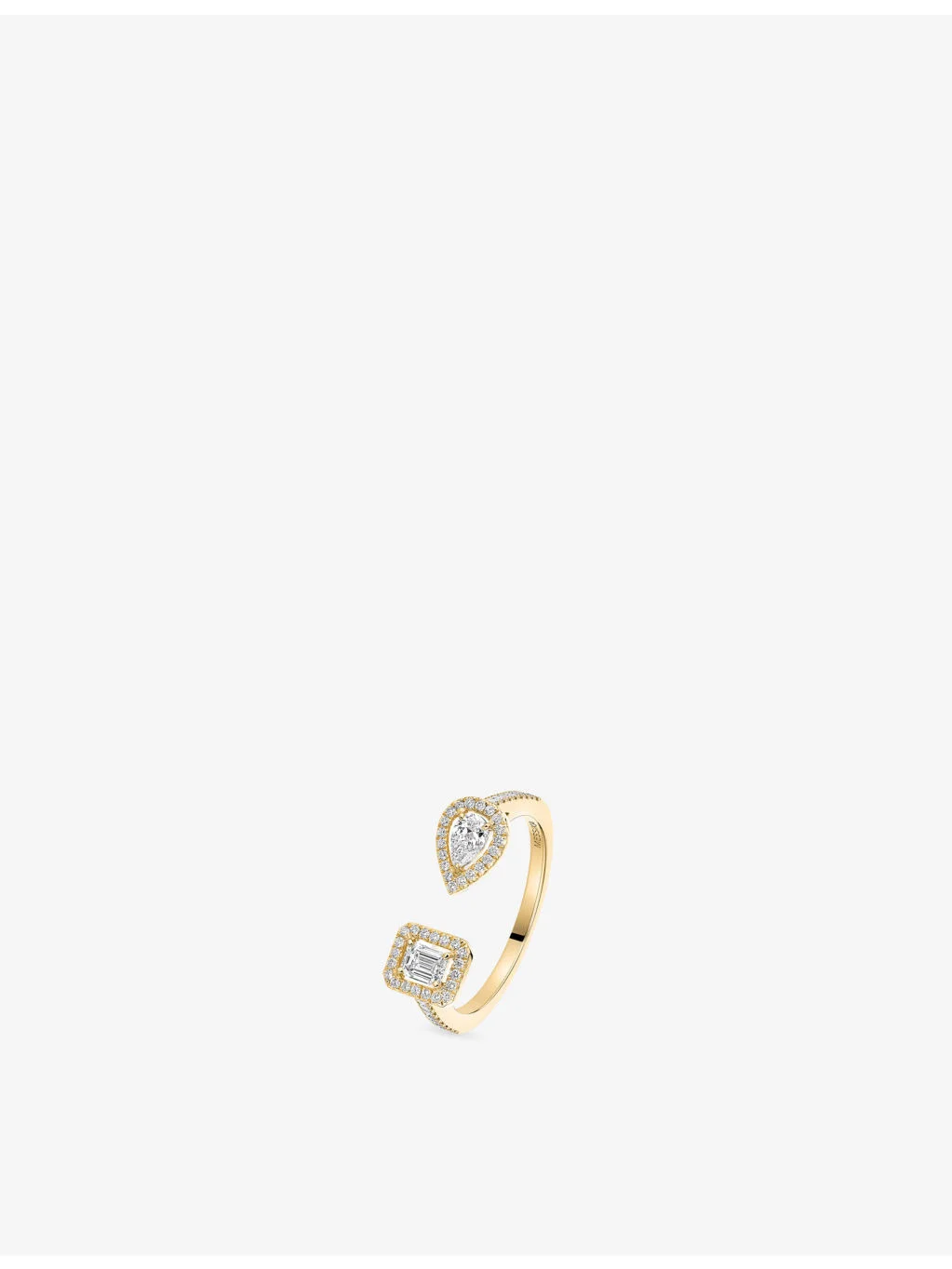 My Twin Toi & Moi 18ct Yellow-Gold and 0.45ct Diamond Ring - 1