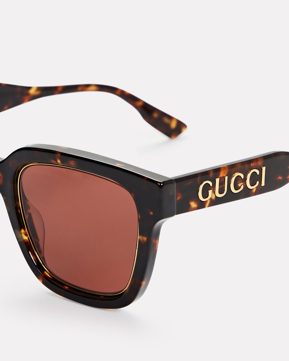 Oversized Square Tortoiseshell Sunglasses - 3