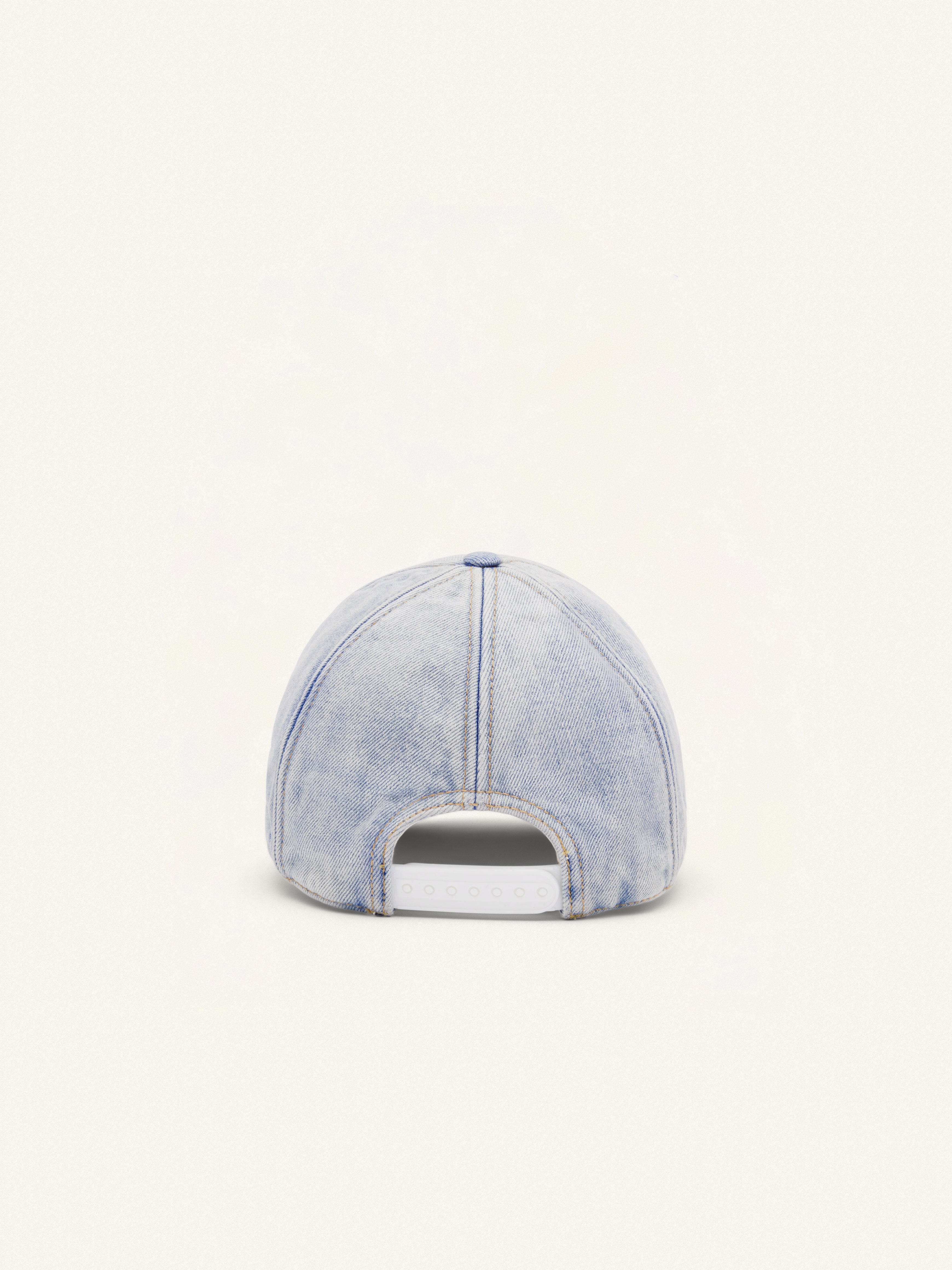 SIGNATURE BLUE DENIM CAP - 3