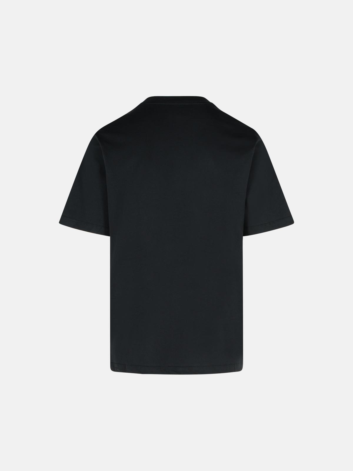 BLACK COTTON T-SHIRT - 3