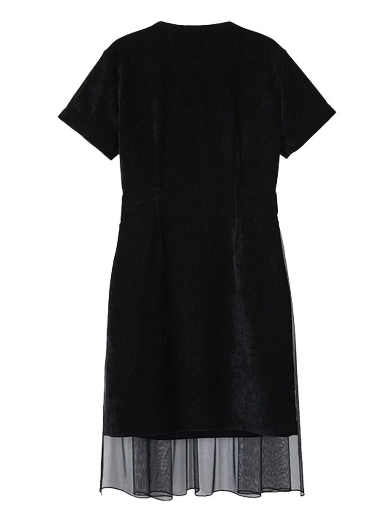 mesh belted midi dress 4