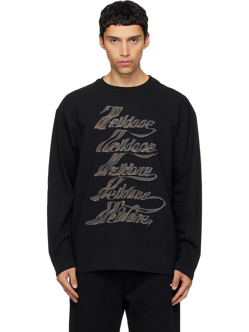 Black 'WE11DONE' Multi Logo T-shirt 1