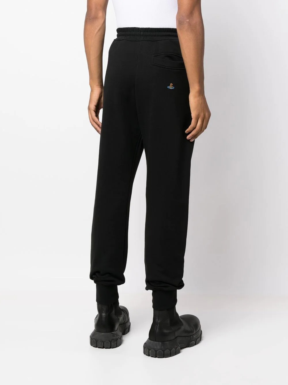 orb-embroidered track pants - 4