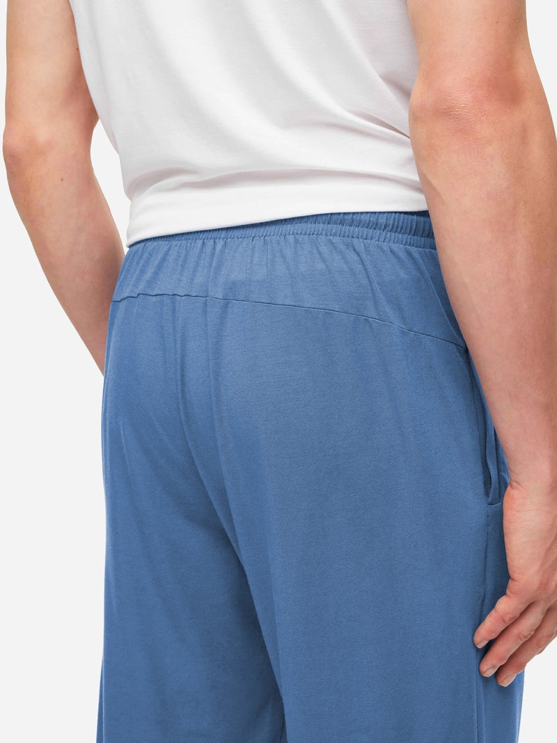 Men's Track Pants Basel Micro Modal Stretch Storm Blue - 5