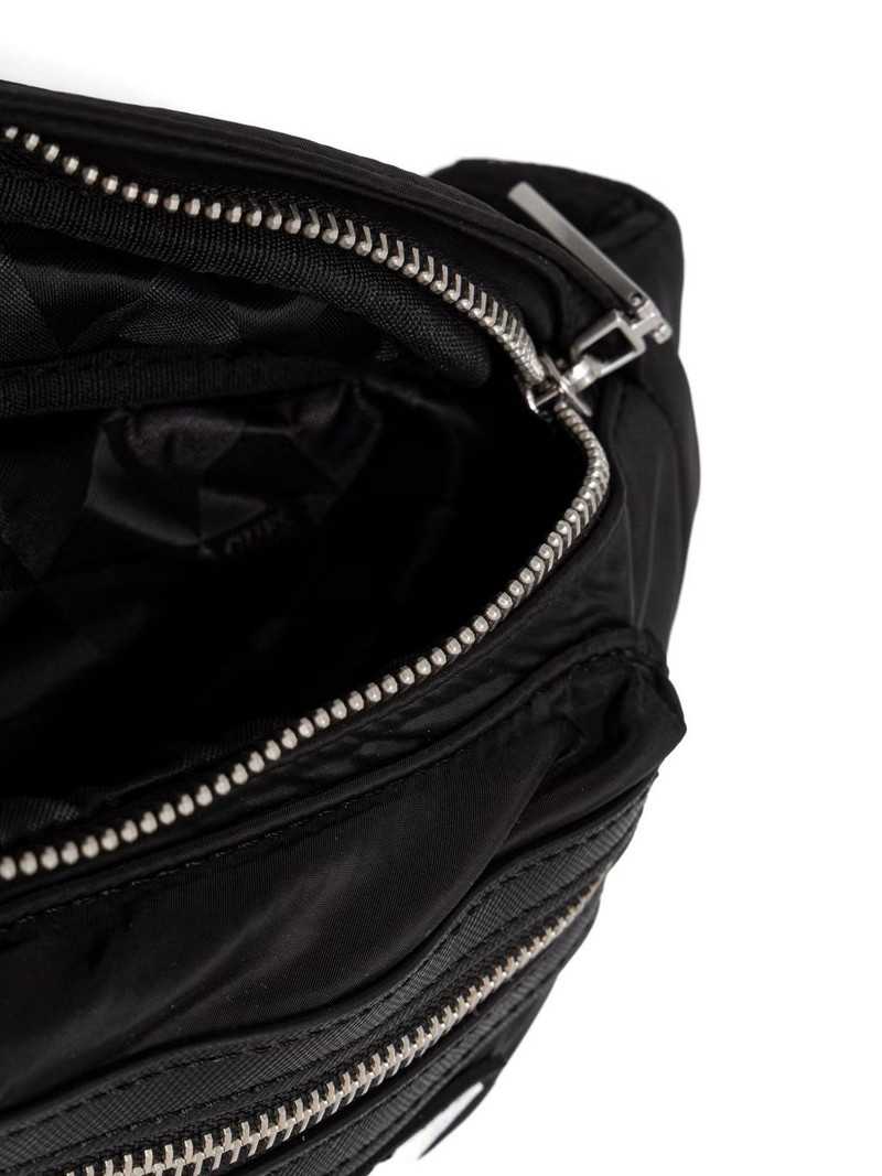 Berlin logo-patch zip-pocket belt bag 5