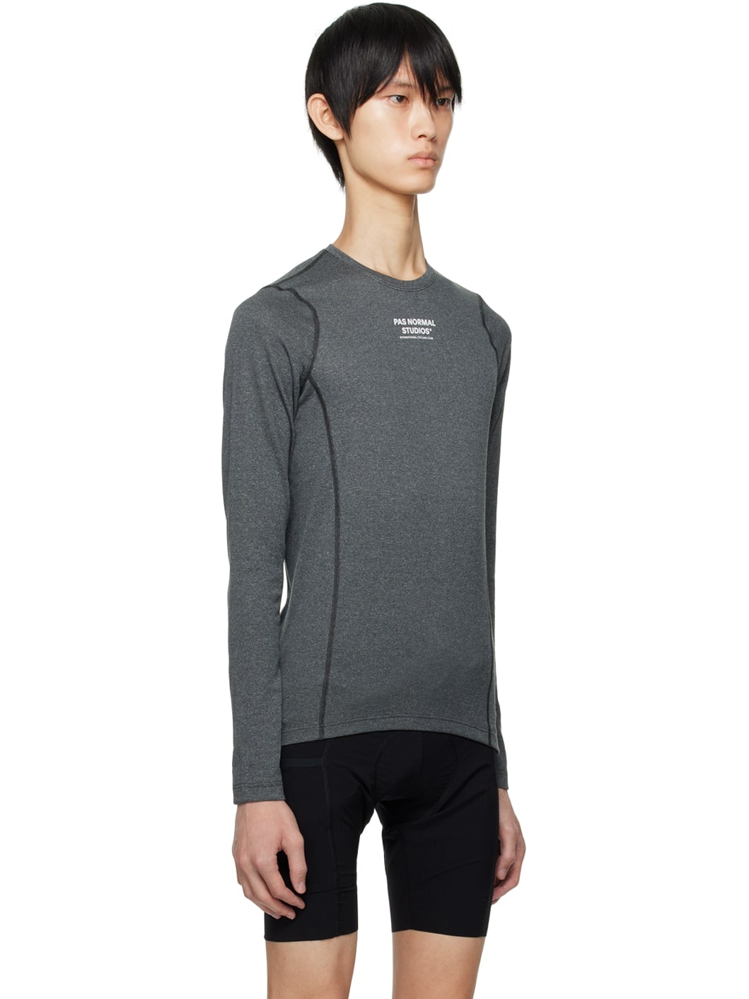 Gray Base Layer Long Sleeve T-Shirt - 2