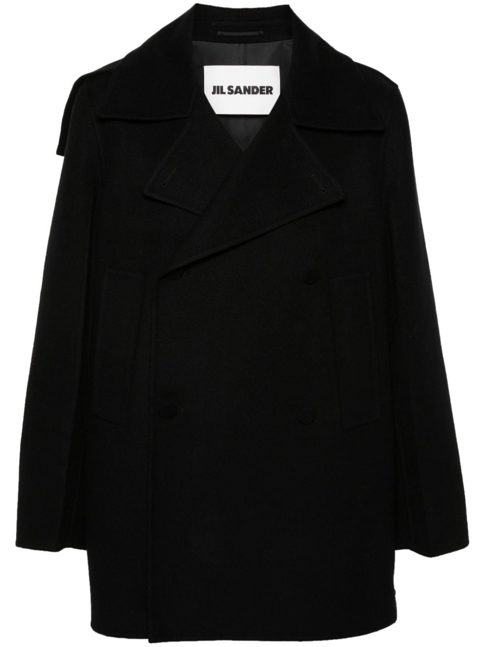 double-breasted coat - 1