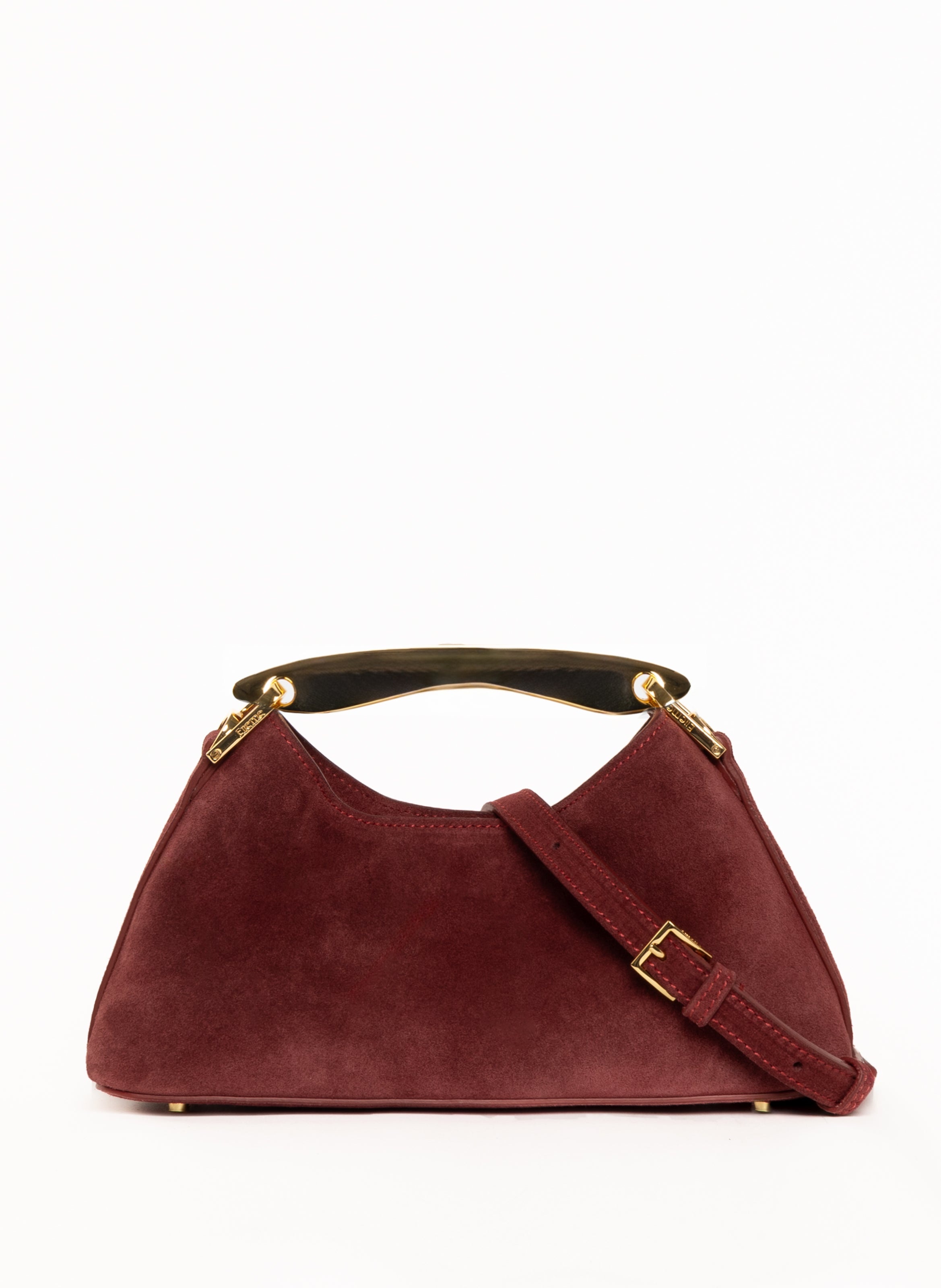 Mini Boomerang Suede Burgundy - 4