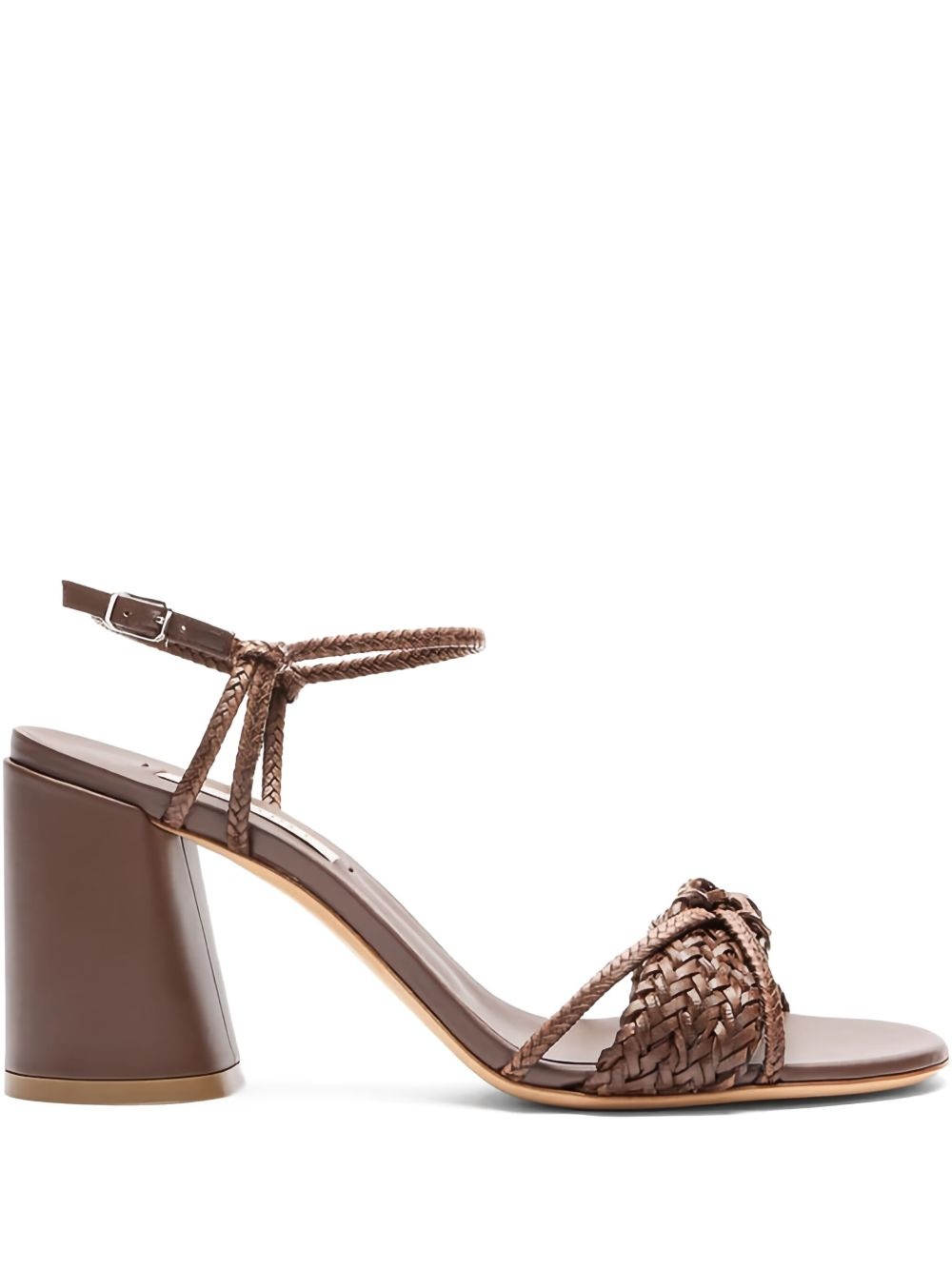Cleo braided-strap heeled sandals - 1