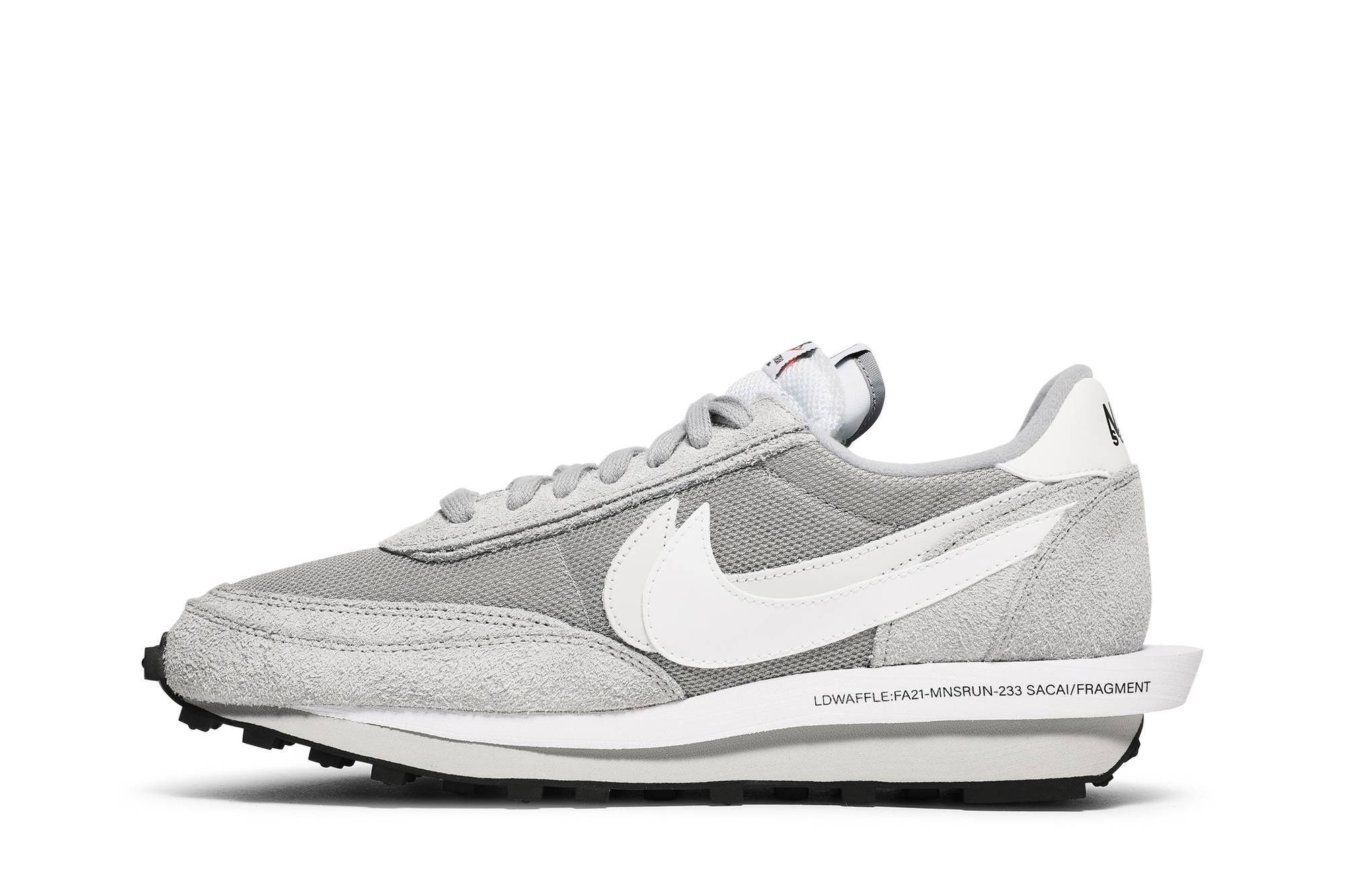 Fragment Design x sacai x LDV Waffle 'Light Smoke Grey' - 3