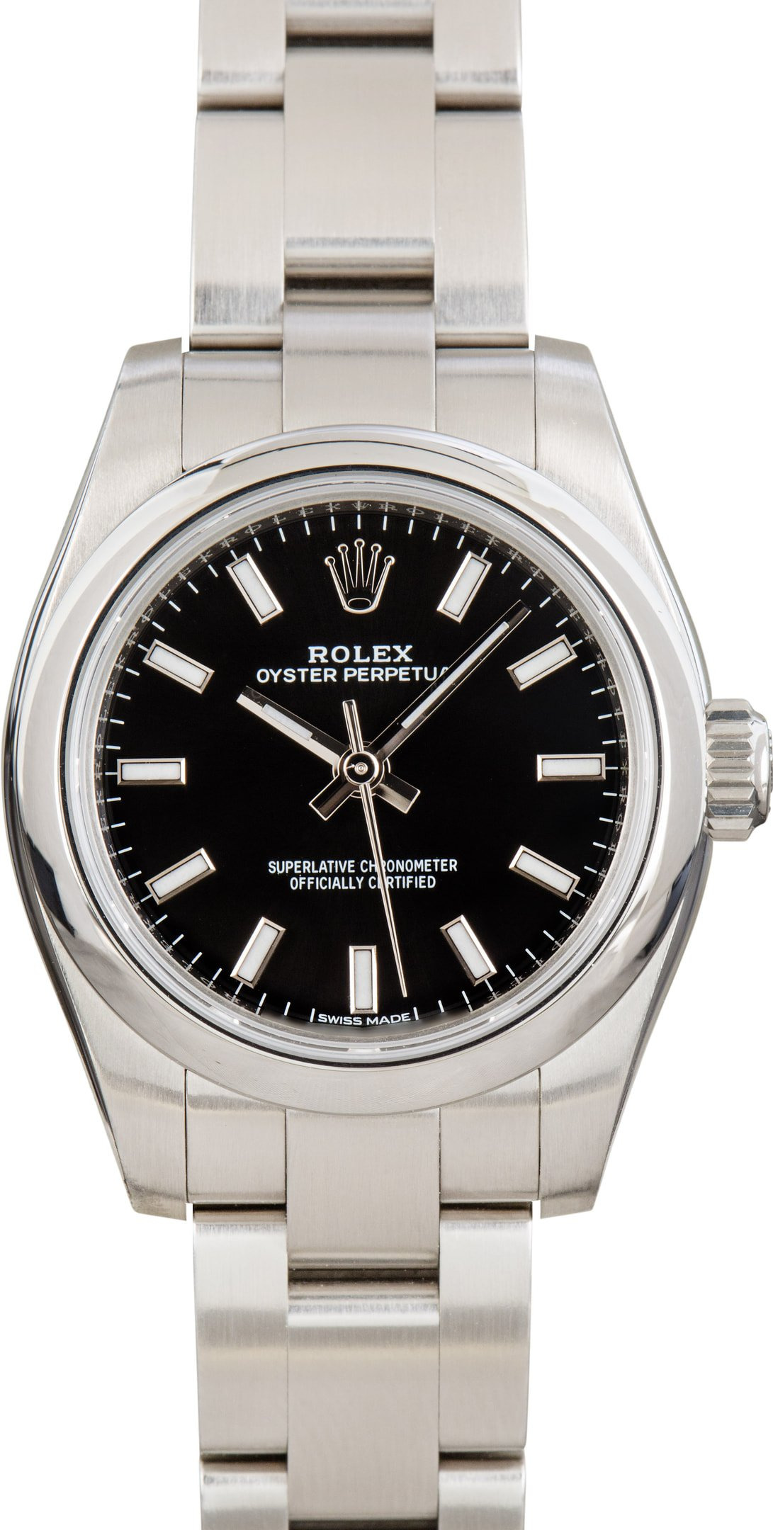 Ladies Rolex Oyster Perpetual 26 176200 Black Dial - 1