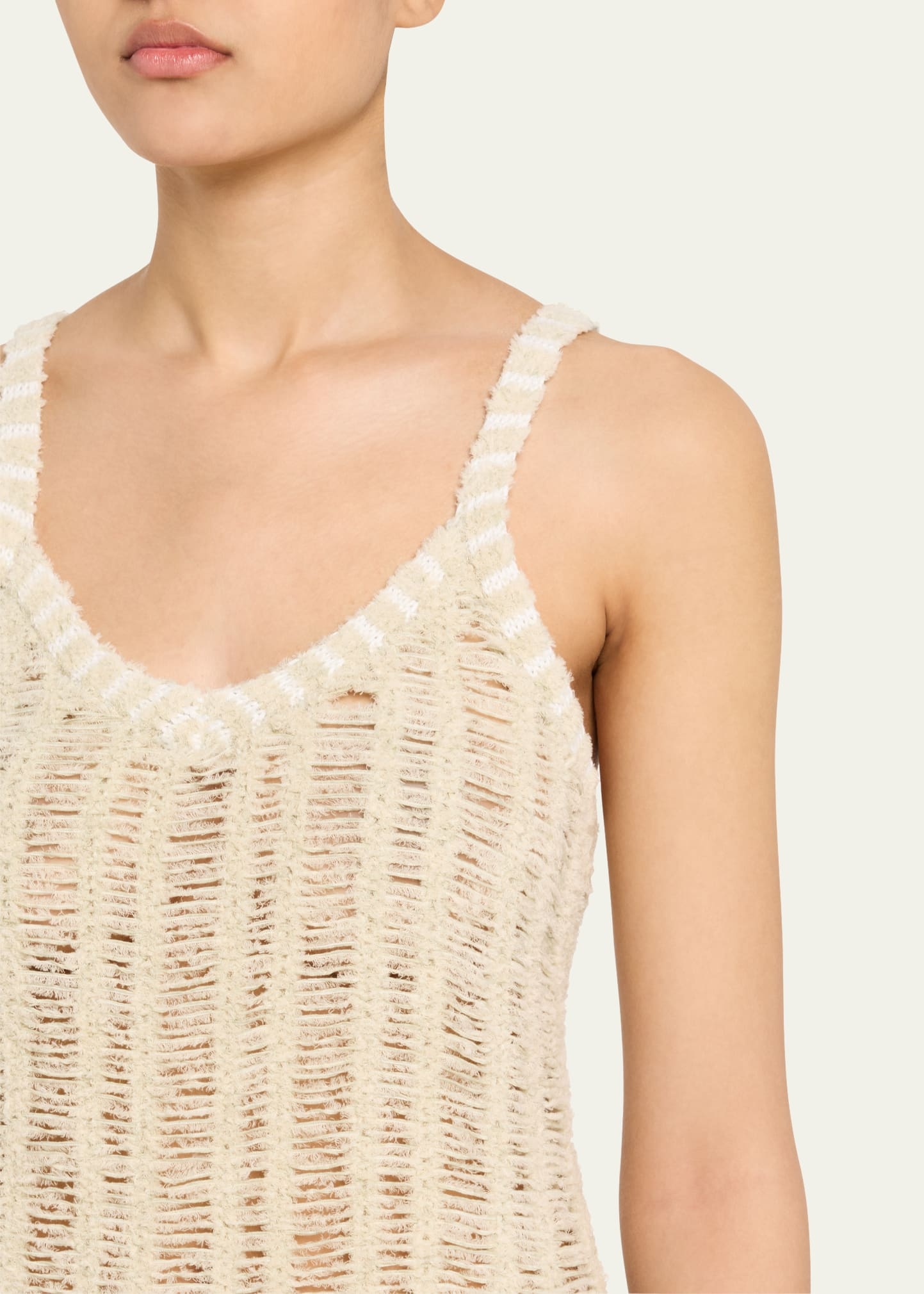 Libania Ice Stripe Knit Dress - 5