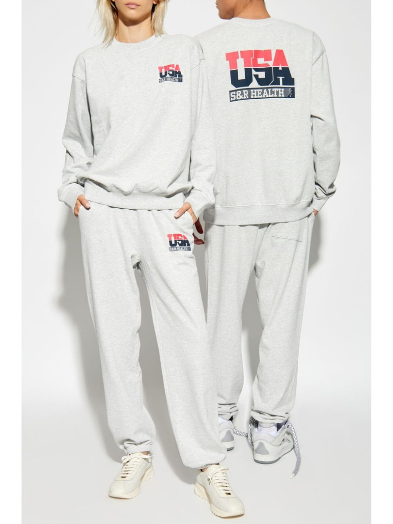 Sporty & Rich logo-print elasticated trousers outlook