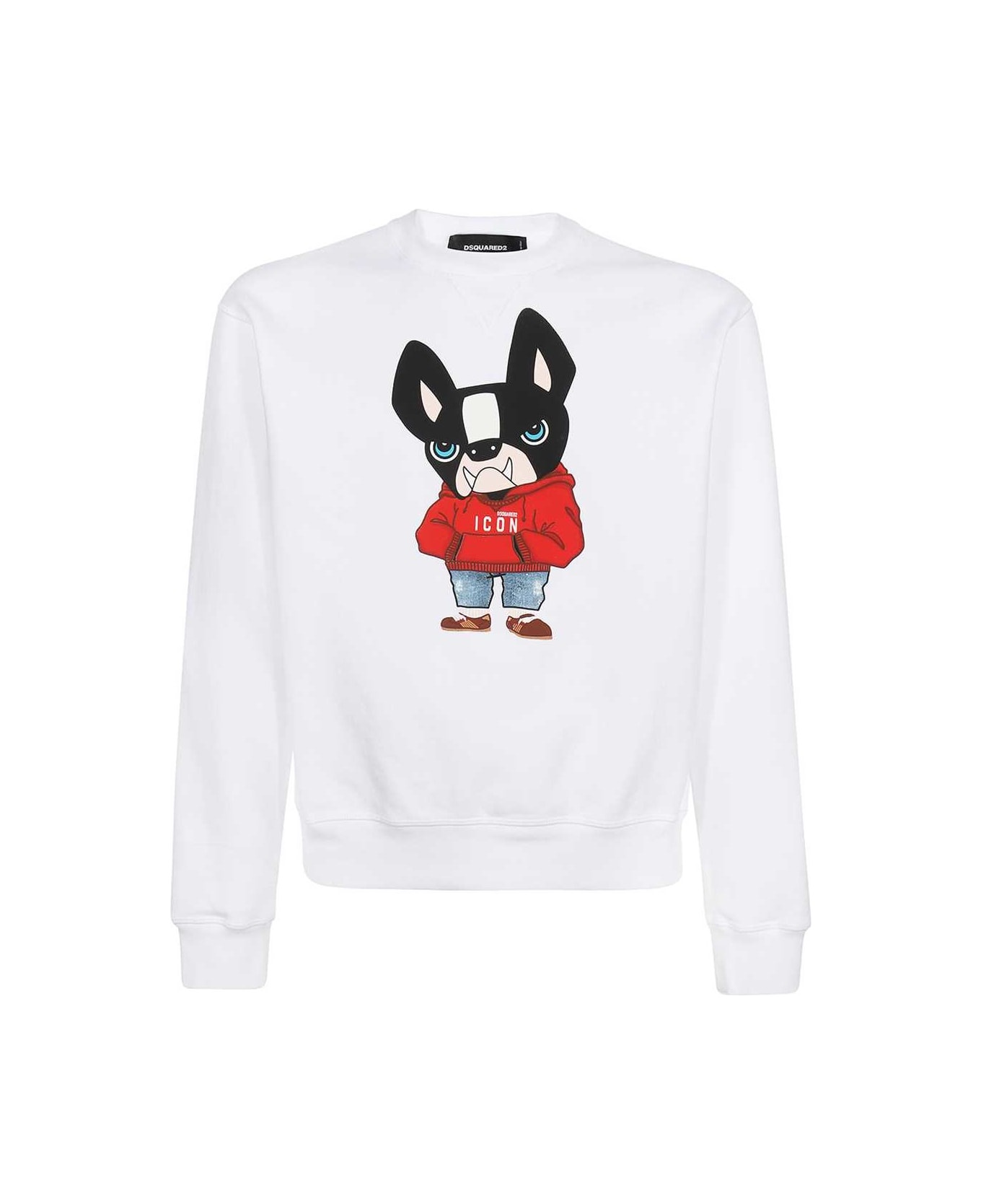 Printed Cotton Sweatshirt - 1
