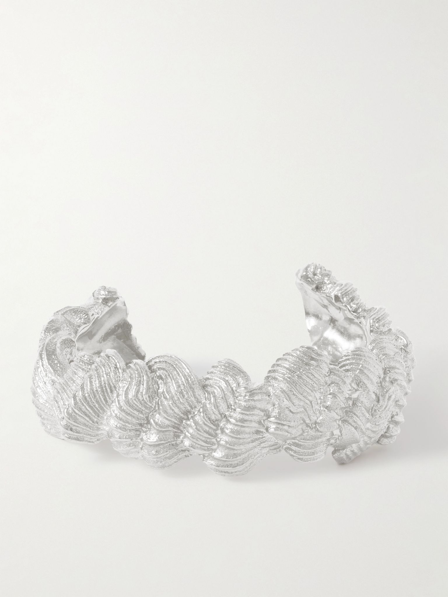 Silver-plated cuff Silver - 1