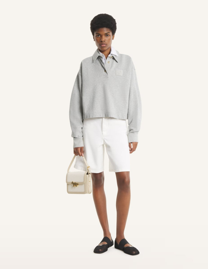 Maison Kitsuné MAISON KITSUNE STAMP POLO SWEATSHIRT outlook