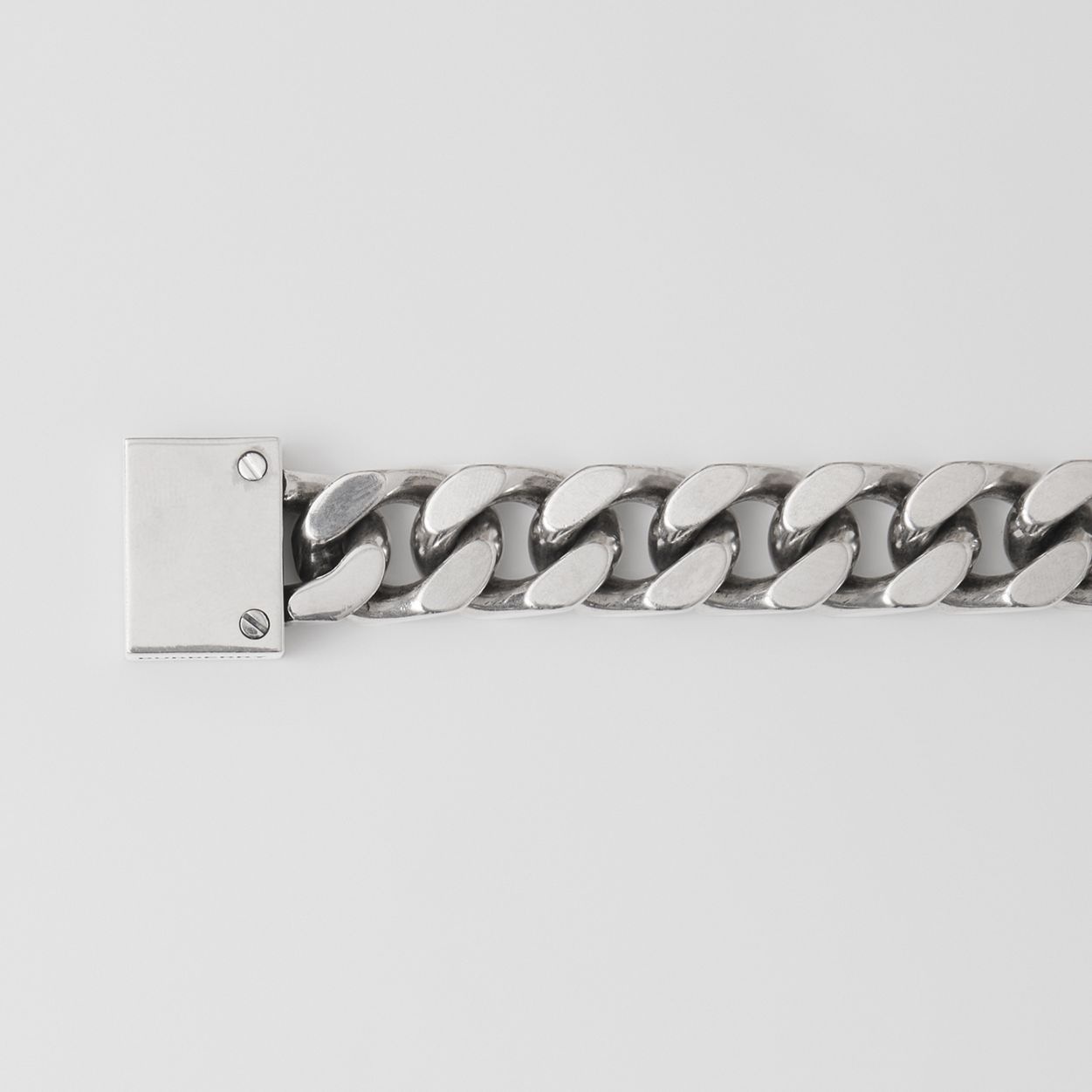 Palladium-plated Chain-link Bracelet - 4