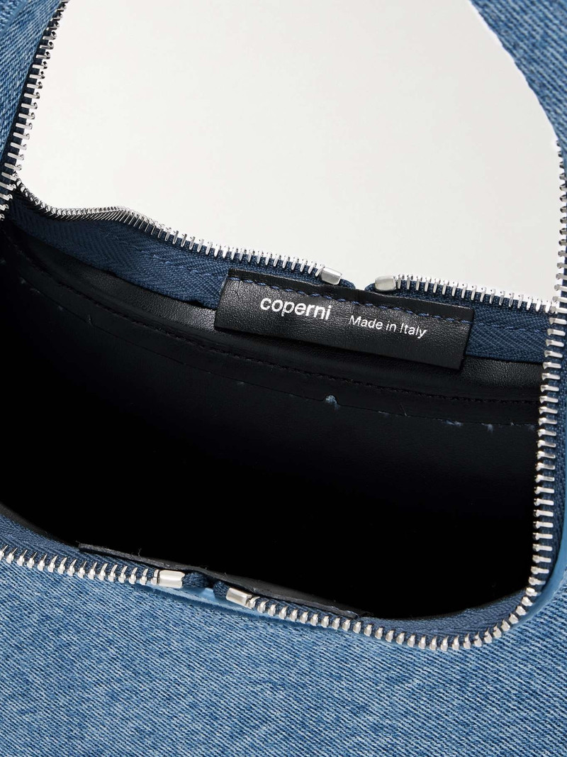 Swipe mini denim shoulder bag 5
