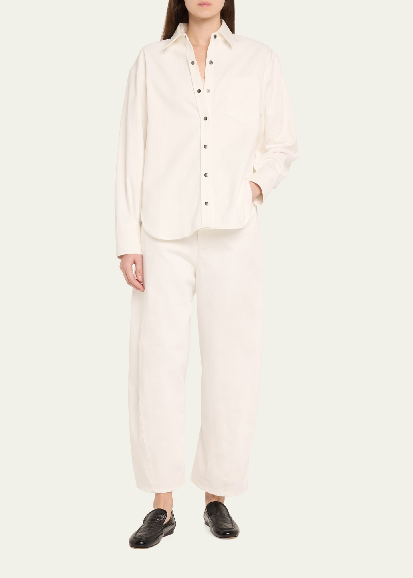 Oversized Snap Shirt - 2