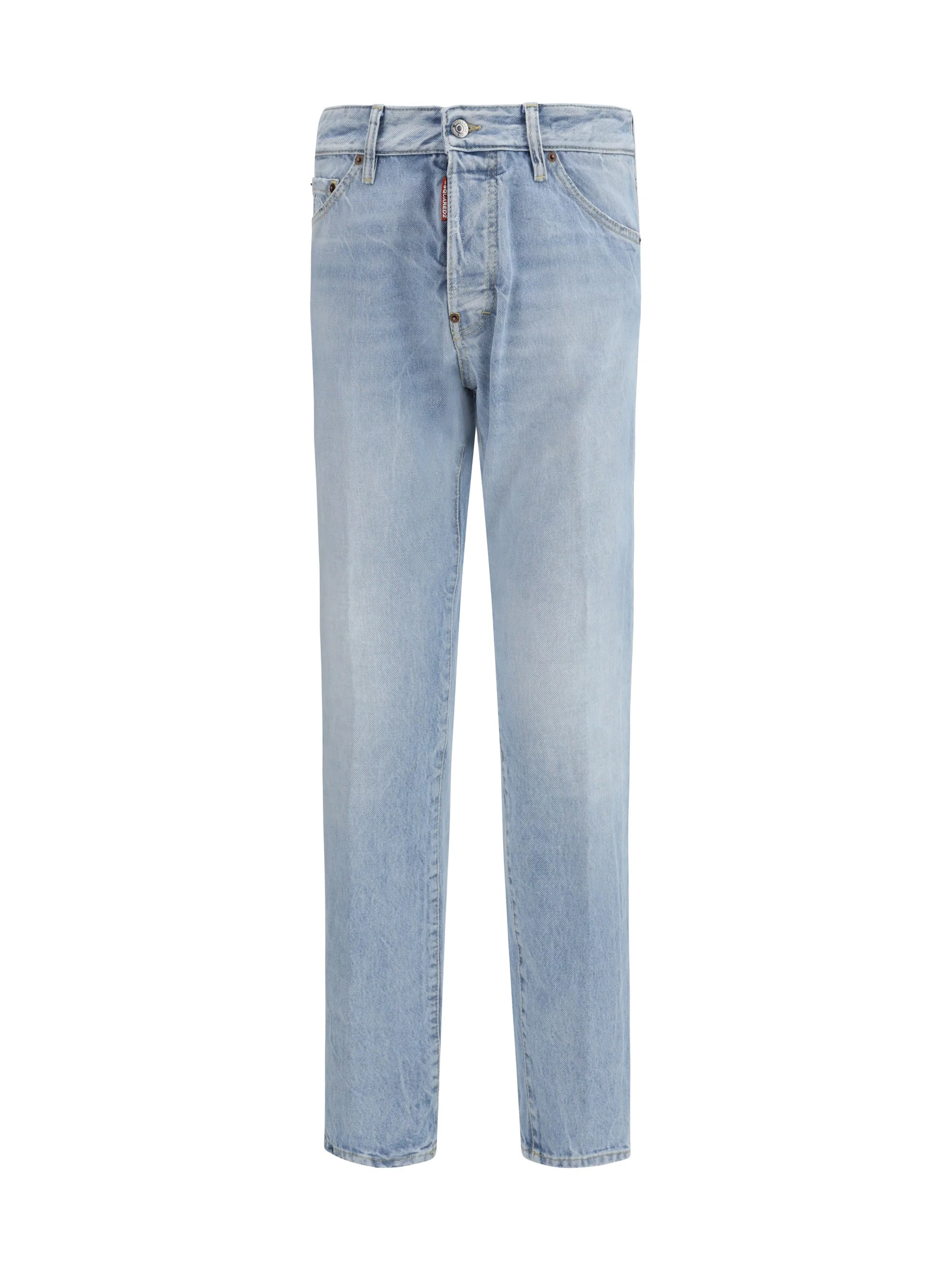 Dsquared2 Belt-loop Ripped Jeans Navy Blue - 1