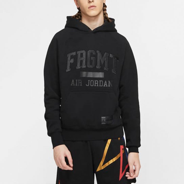 Air Jordan x Fragment Design FW Pullovers Street Style Collaboration Long Sleeves Men Black DA2984-0 - 2