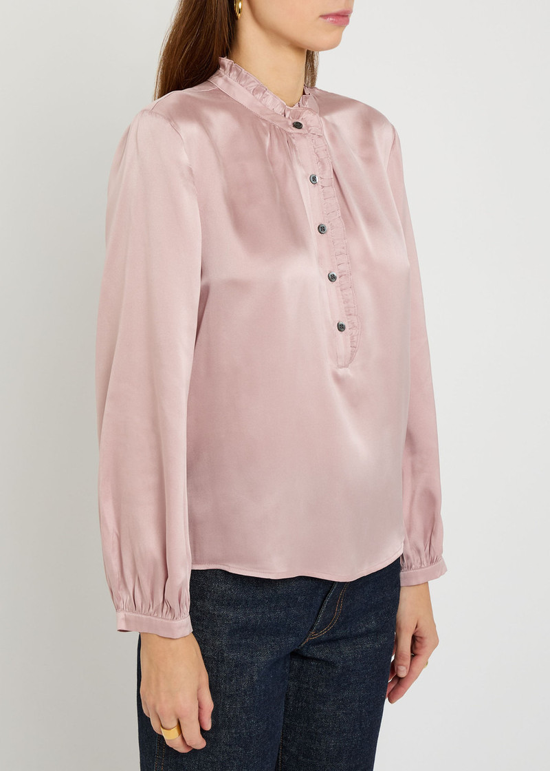 Rails Rails Sien Ruffled Silk Blouse outlook