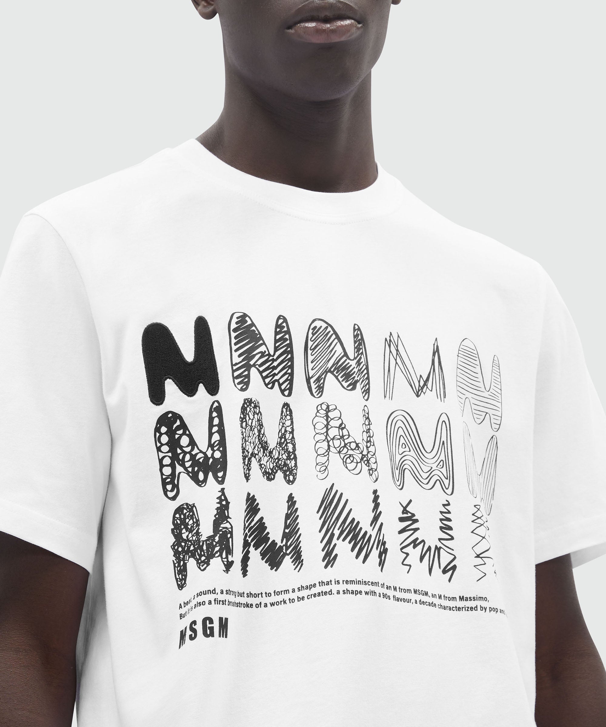 "TheMwave" white jersey T-Shirt - 5