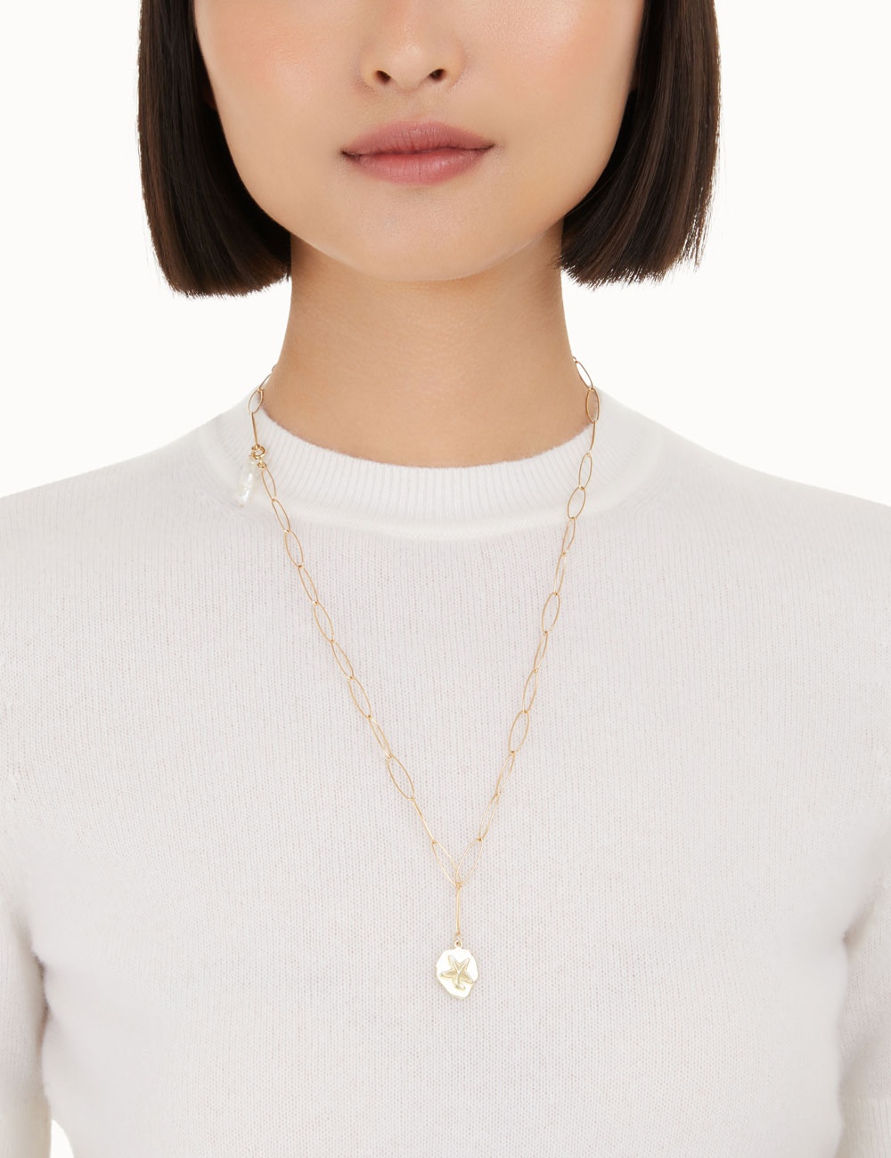 STARFISH MEDALLION NECKLACE - 2
