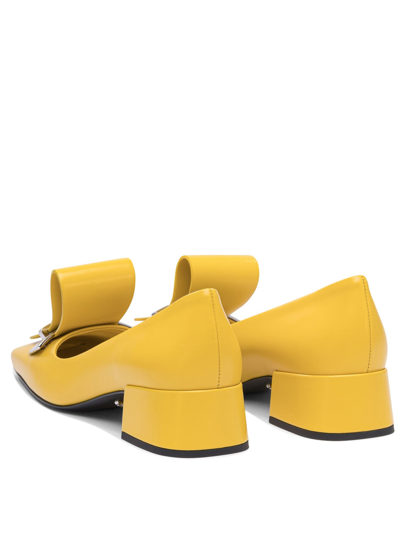 Prada Brushed Leather Pumps 35 Mm - 4