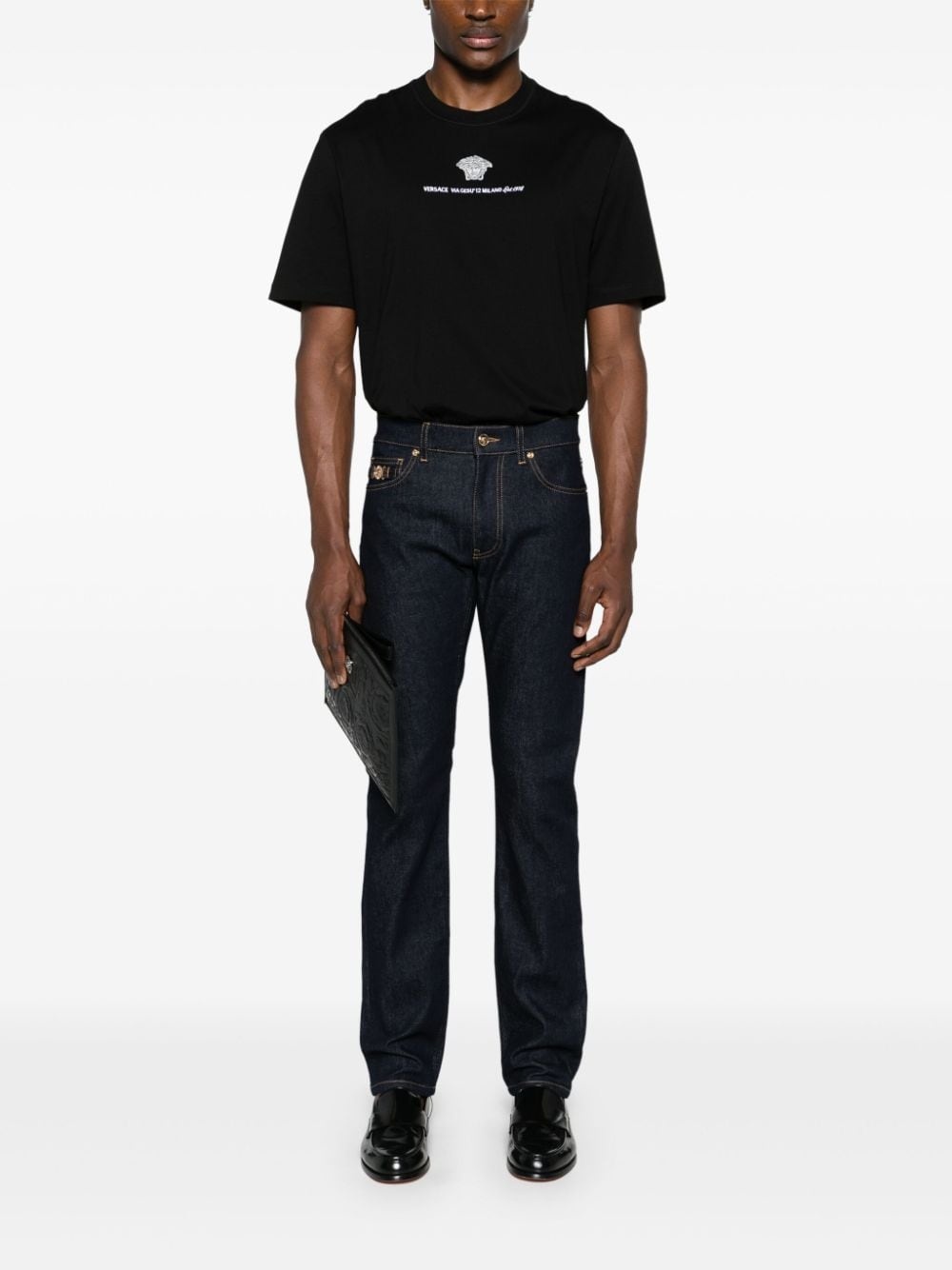 mid-rise slim-fit jeans - 2